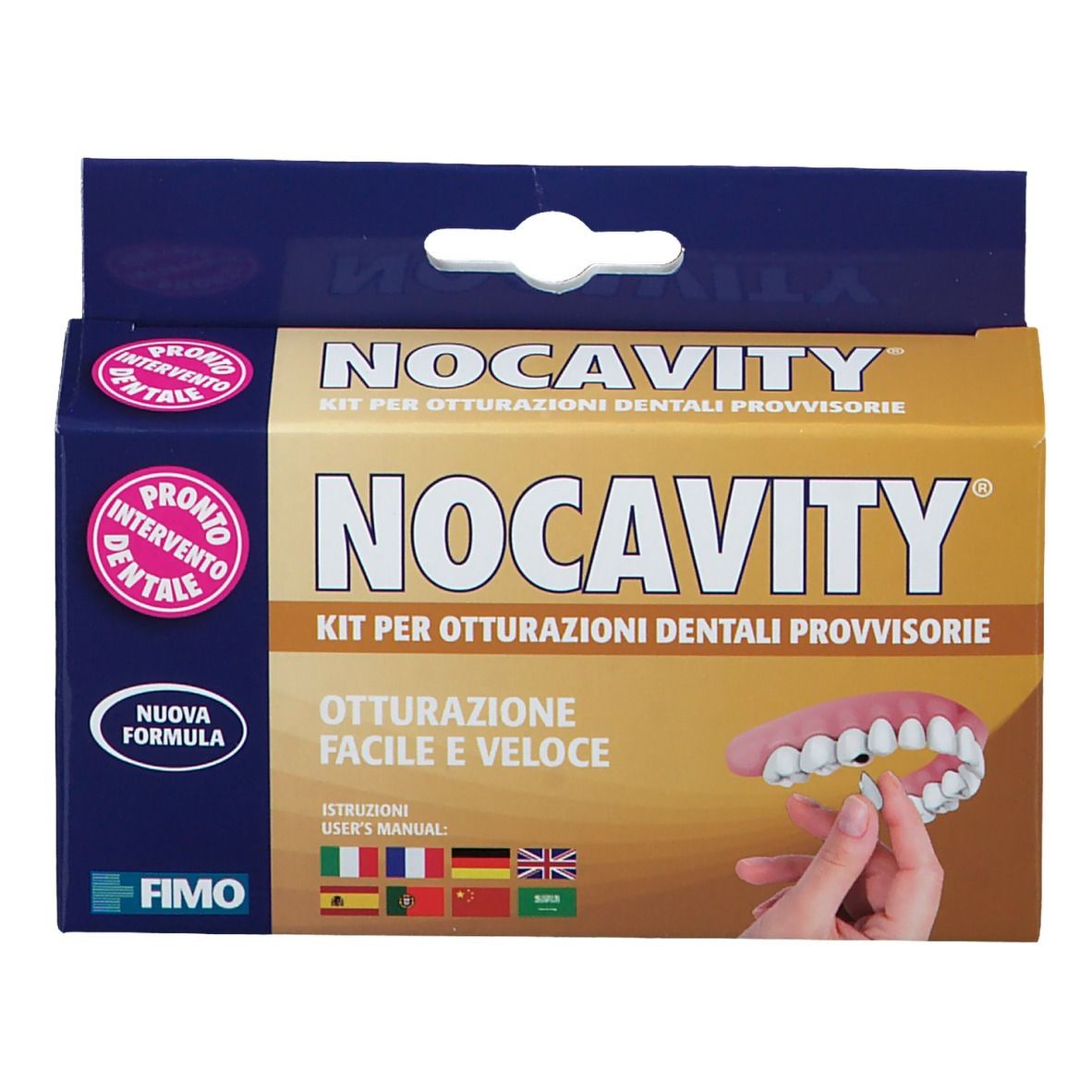Nocavity® Kit per Otturazioni Dentali Provvisorie