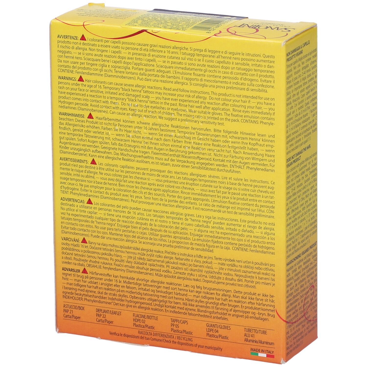 Sanotint Tintura Capelli 16 Biondo Ramato 125 Ml