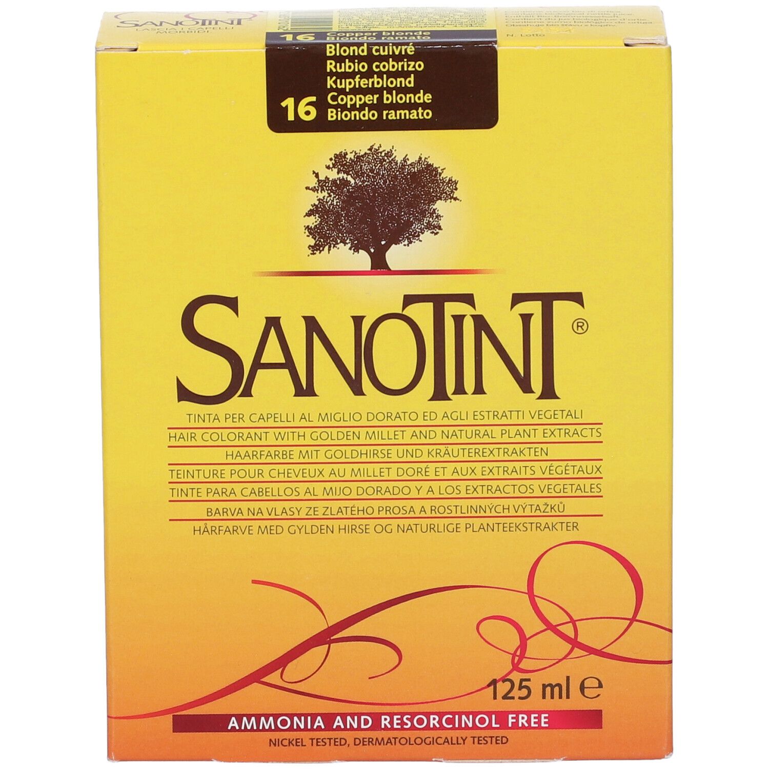 Sanotint Tintura Capelli 16 Biondo Ramato 125 Ml