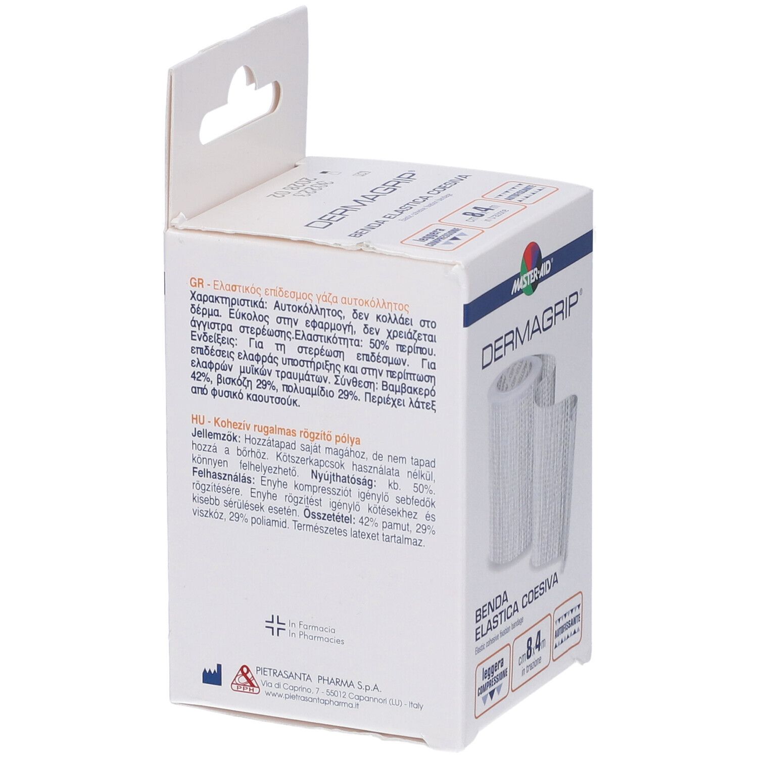 M® benda elastica aster-aid deragrip 8x4