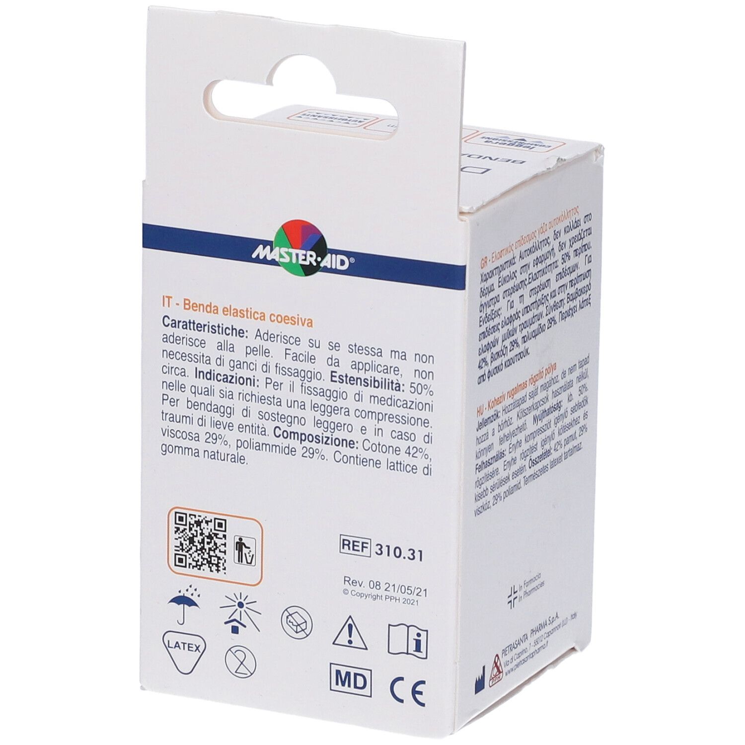 M® benda elastica aster-aid deragrip 8x4