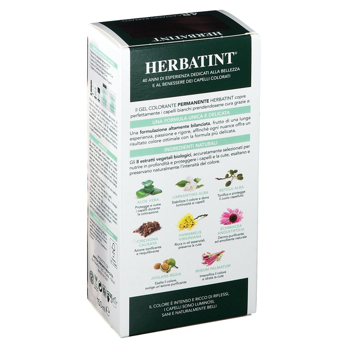 HERBATINT® Gel Colorante Permanente 4R Castano Ramato