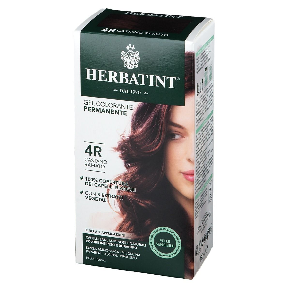 HERBATINT® Gel Colorante Permanente 4R Castano Ramato