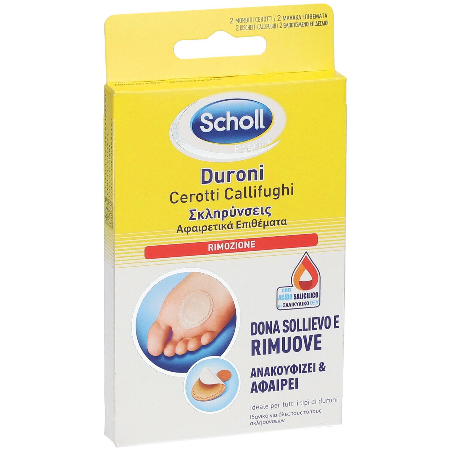 Scholl Pharma Cerotti per Duroni - Rimozione