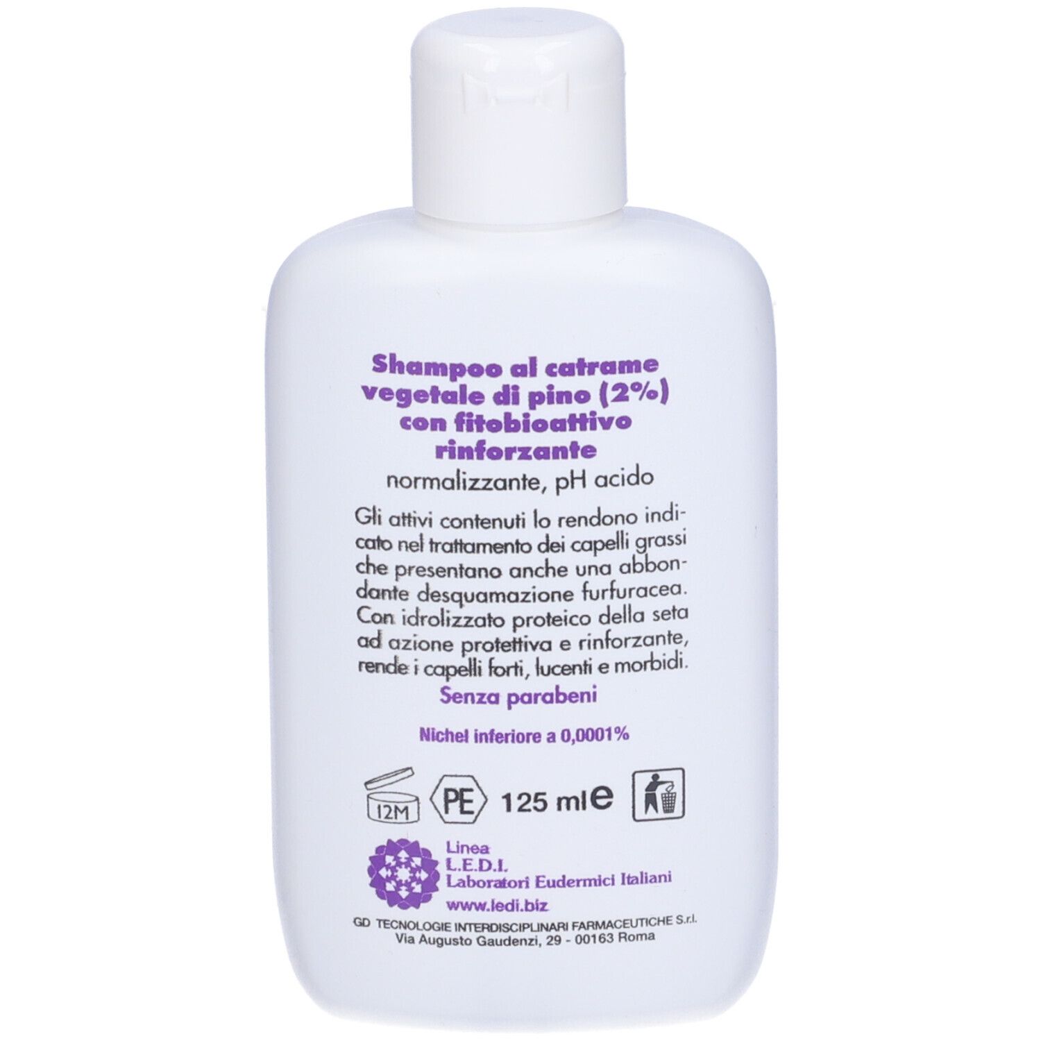 Tricodin Shampoo Catrame 125 Ml