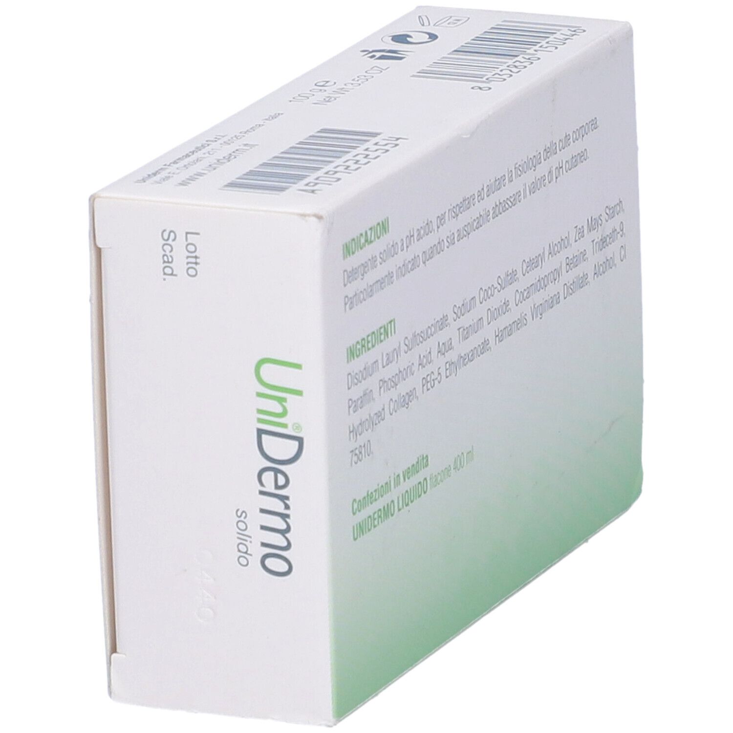 Unidermo Sapone Solido 100 G