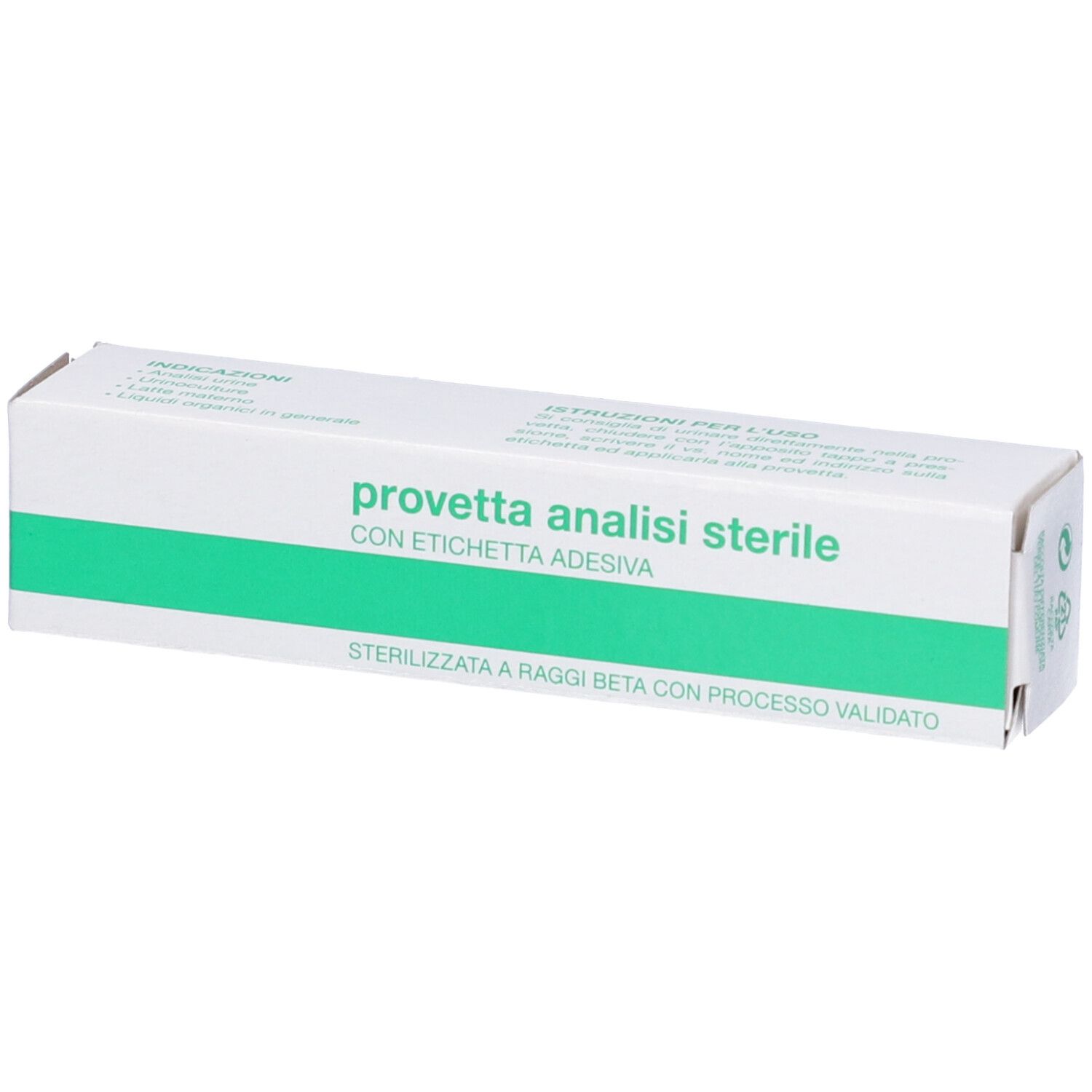 SELLA Provetta Analisi Sterile 9ml