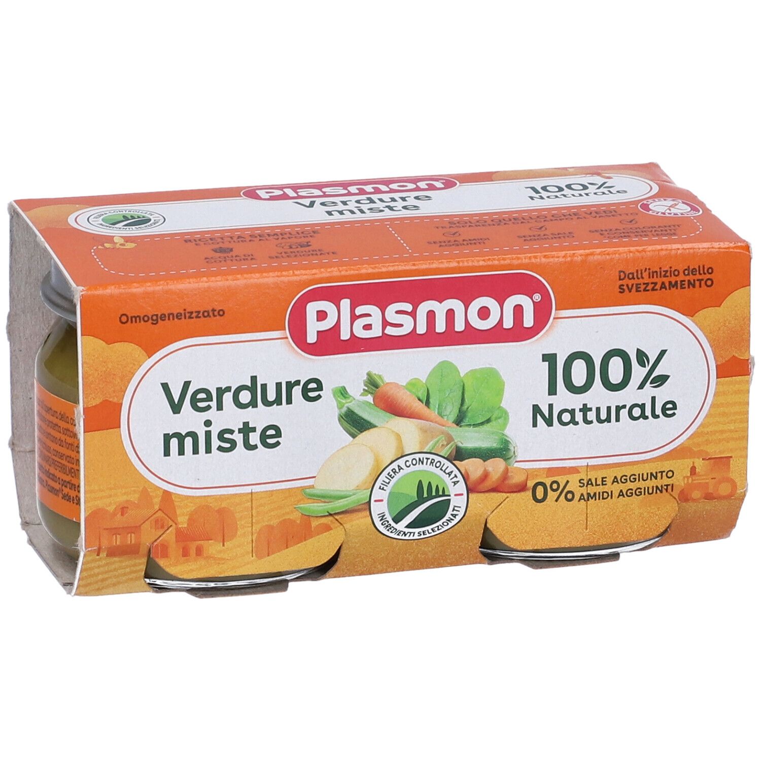 Plasmon® Omogeneizzato di Verdure Miste 2x80 g
