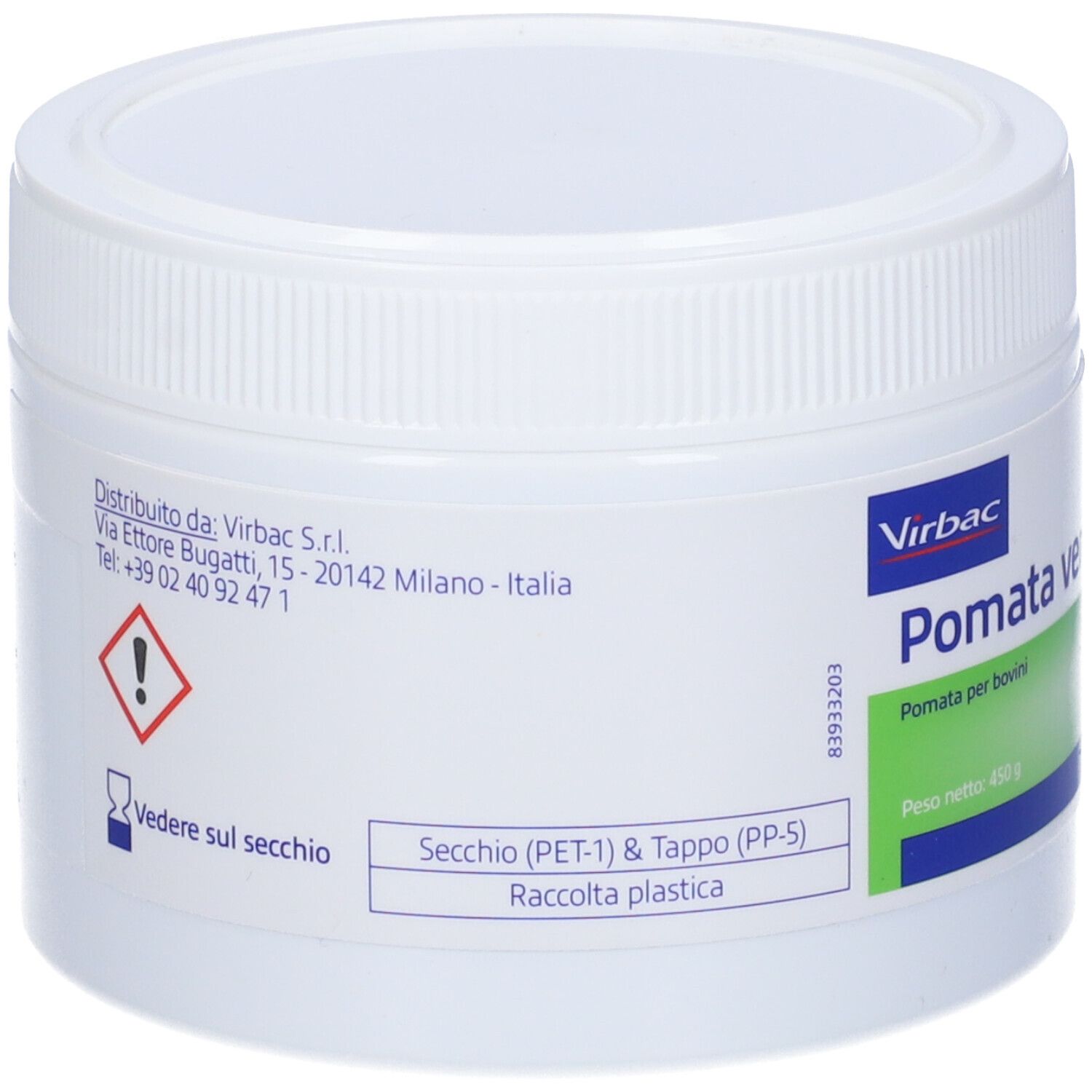 Pomata Verde Barattolo 450 G
