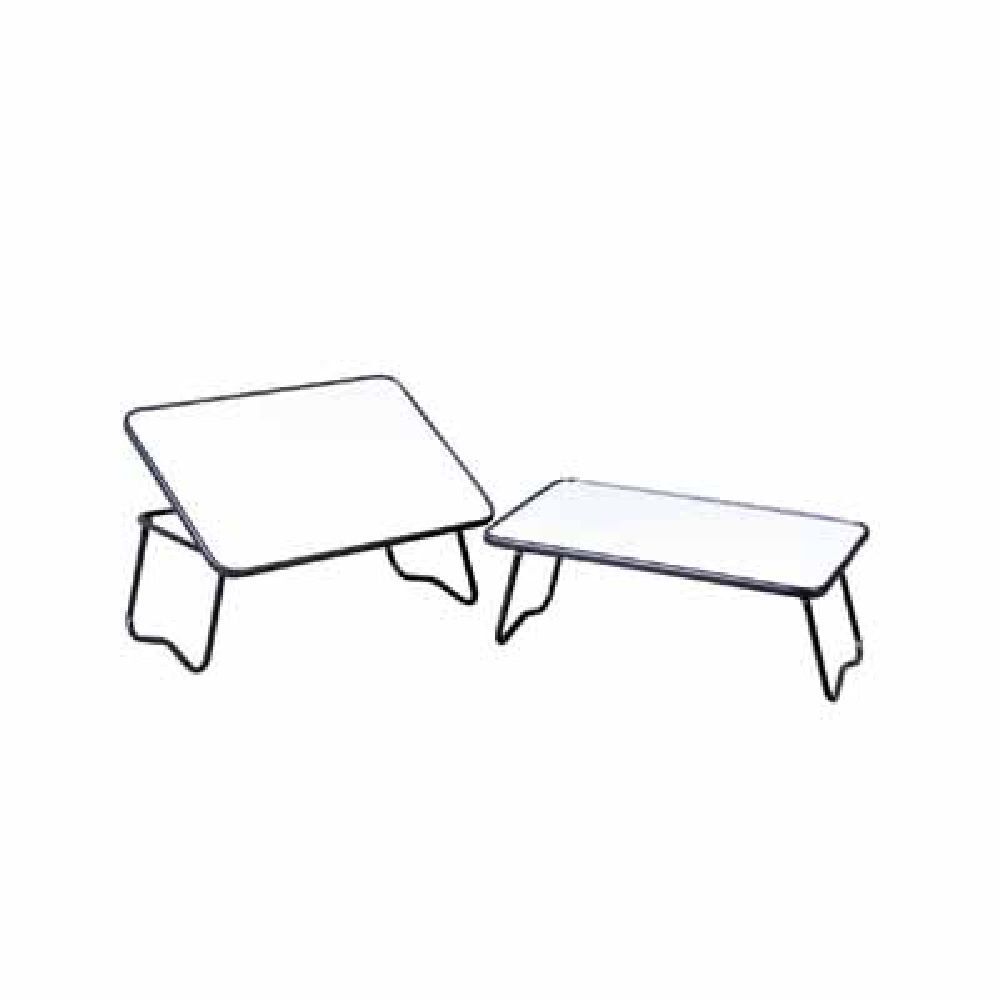 Tavolino Da Letto Con Piano Antigraffio E Bordo Di Contenimento. Gambe Pieghevoli. Dimensioni 60X40X24Cm