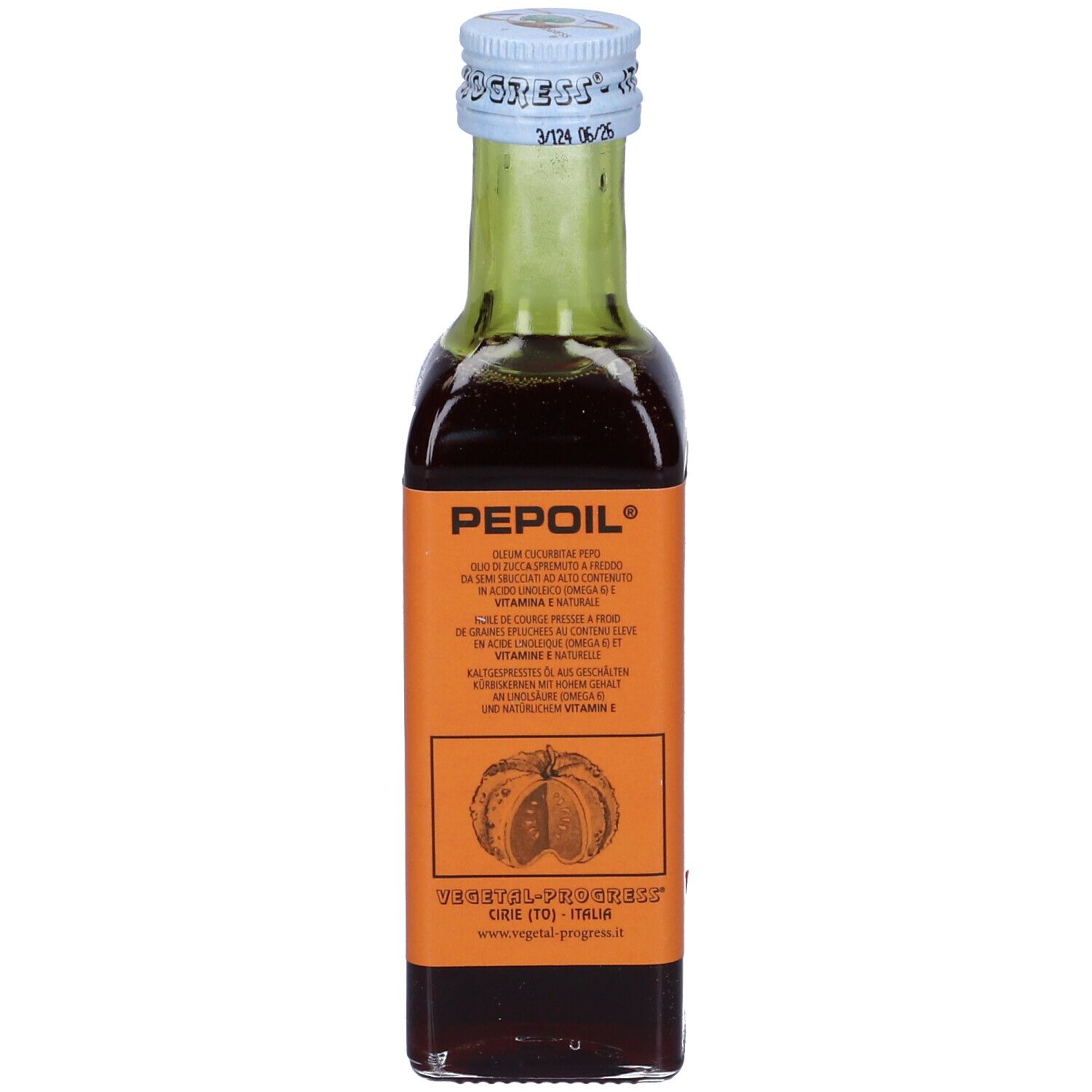 Pepoil Olio Semi Zucca Bio 100 Ml