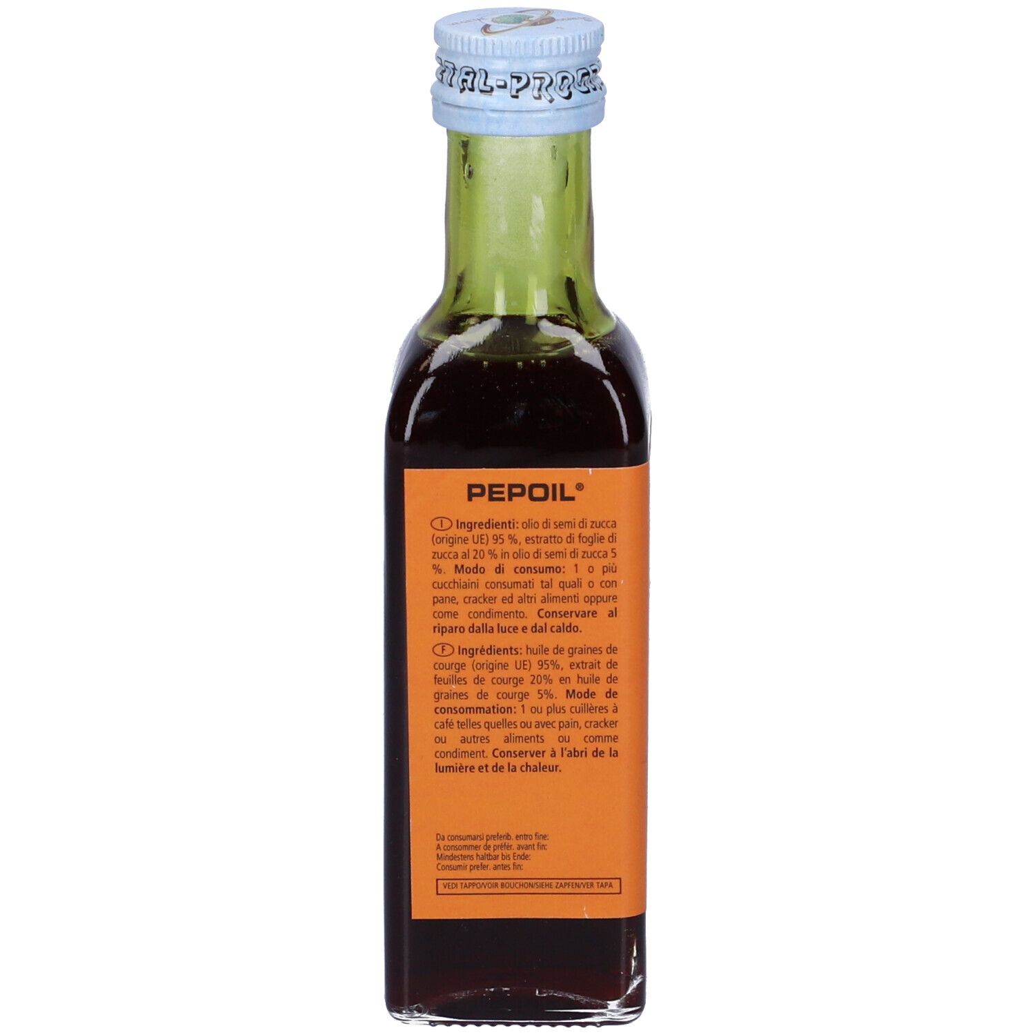 Pepoil Olio Semi Zucca Bio 100 Ml