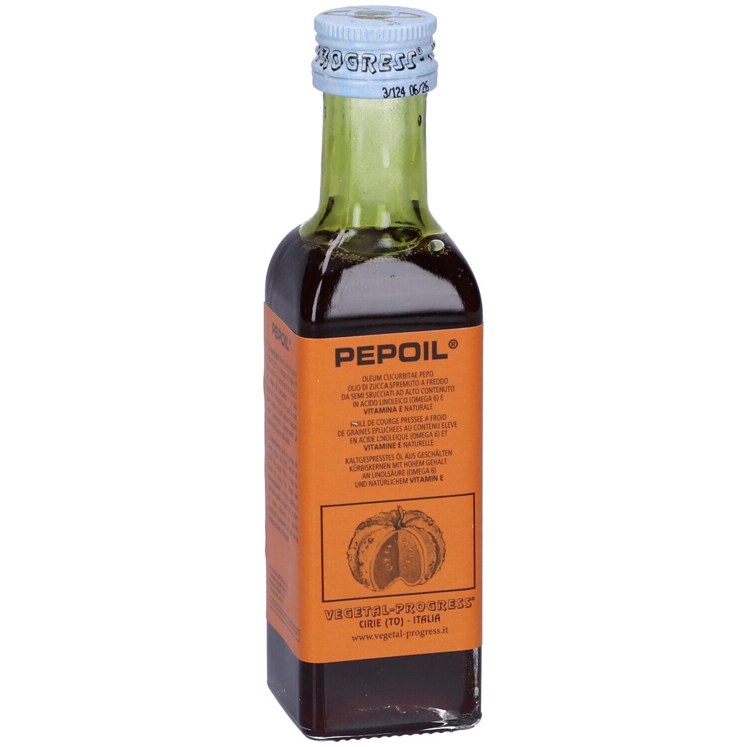 Pepoil Olio Semi Zucca Bio 100 Ml