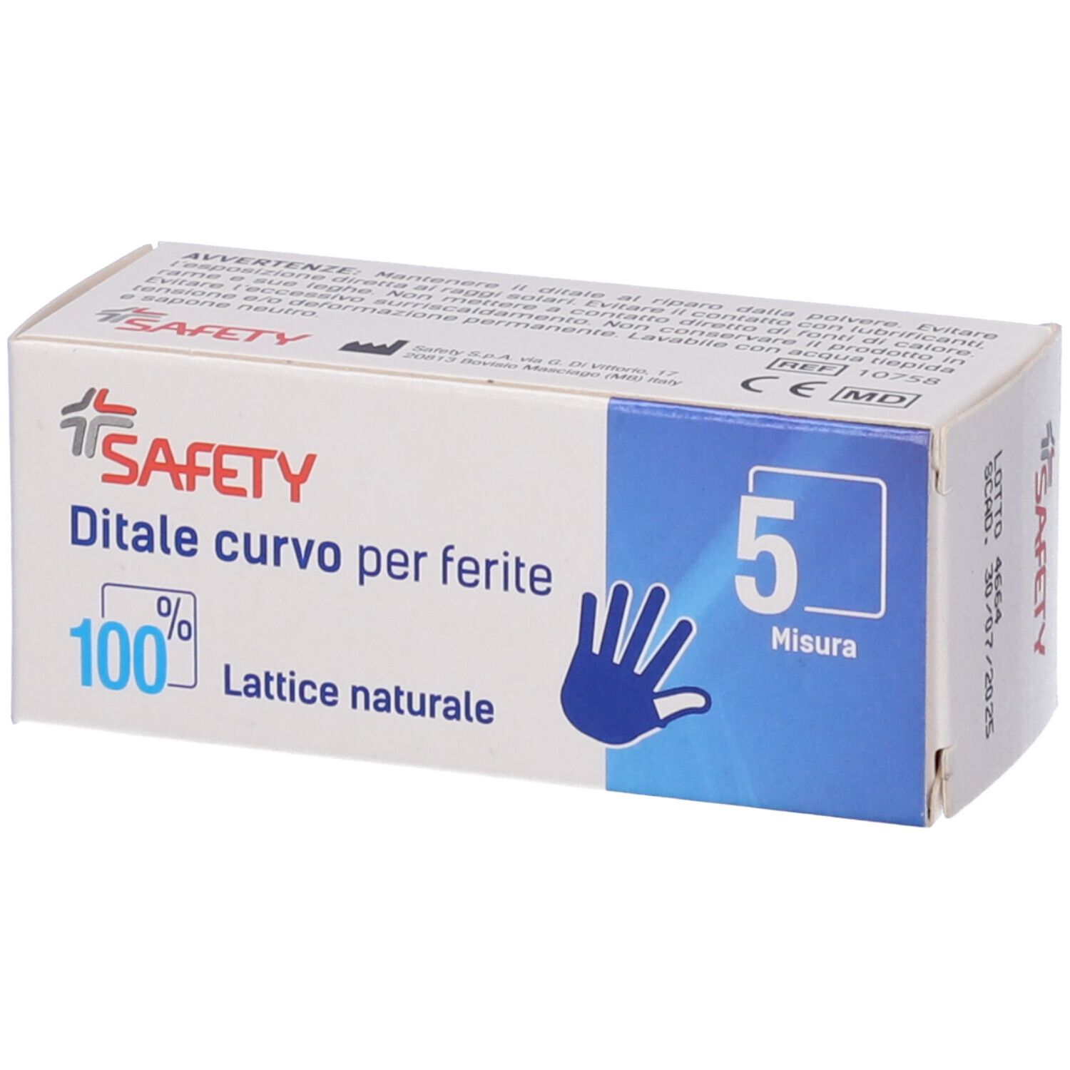 Safety Ditale in Lattice Curvo Taglia 5