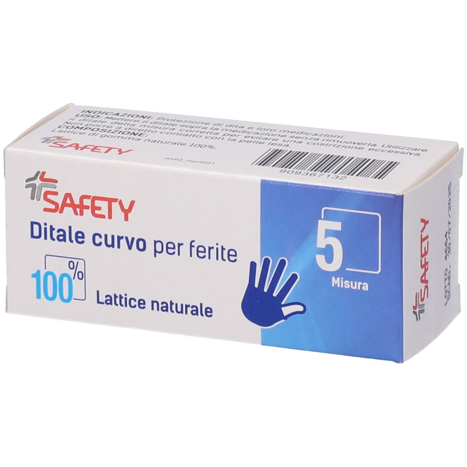 Safety Ditale in Lattice Curvo Taglia 5