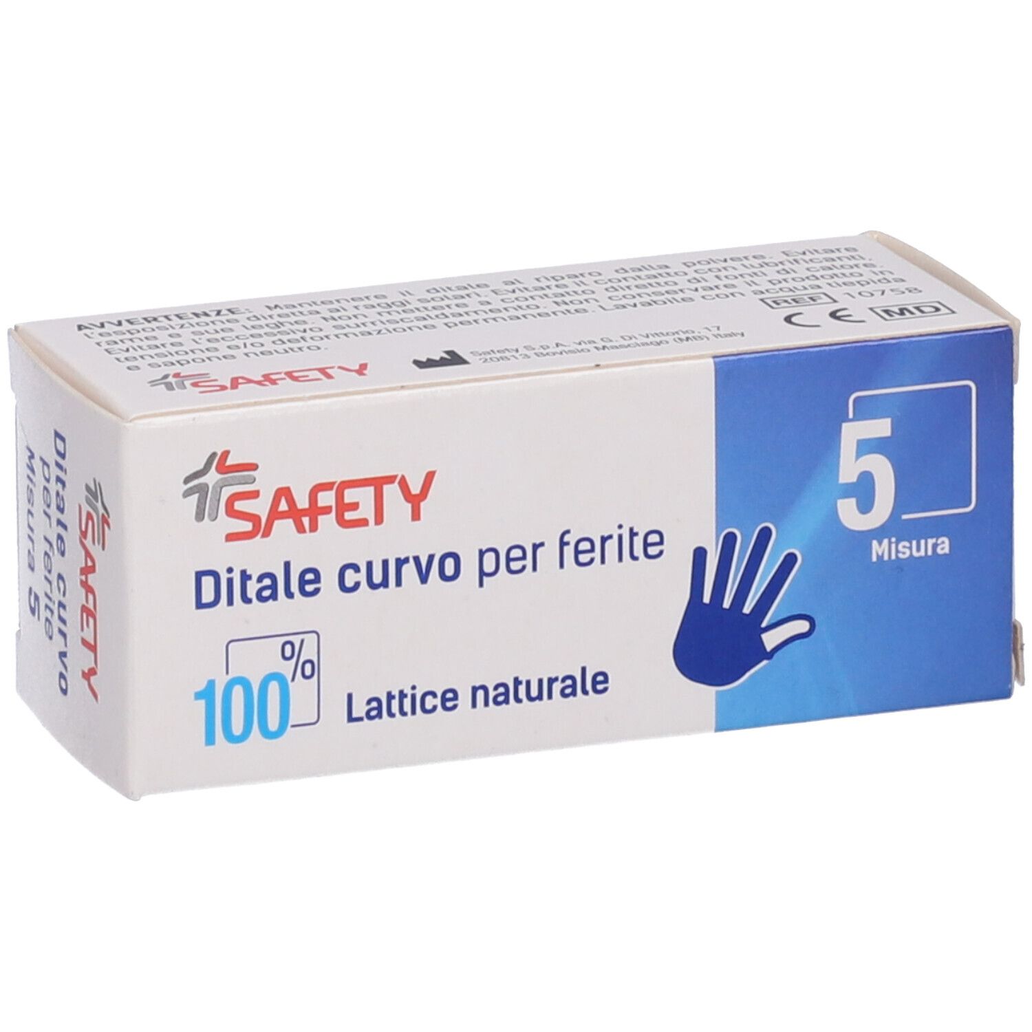 Safety Ditale in Lattice Curvo Taglia 5