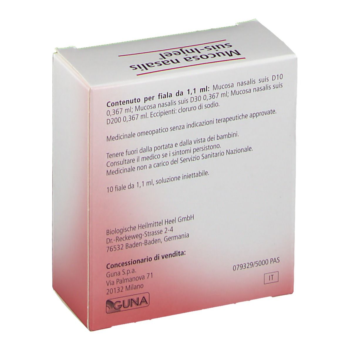 Guna® Mucosa Nasalis Suis-Injeel