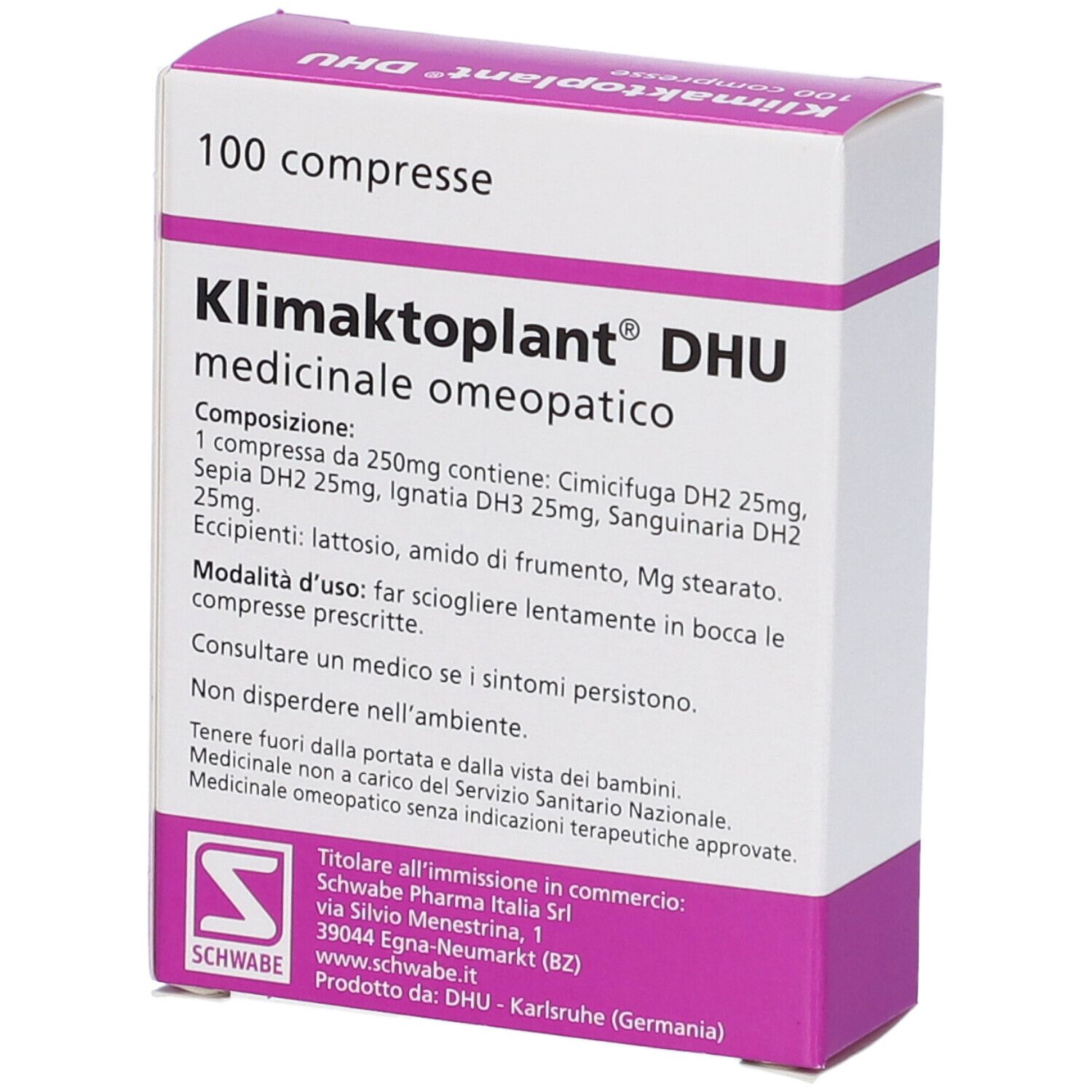 Klimaktoplant Compresse DHU