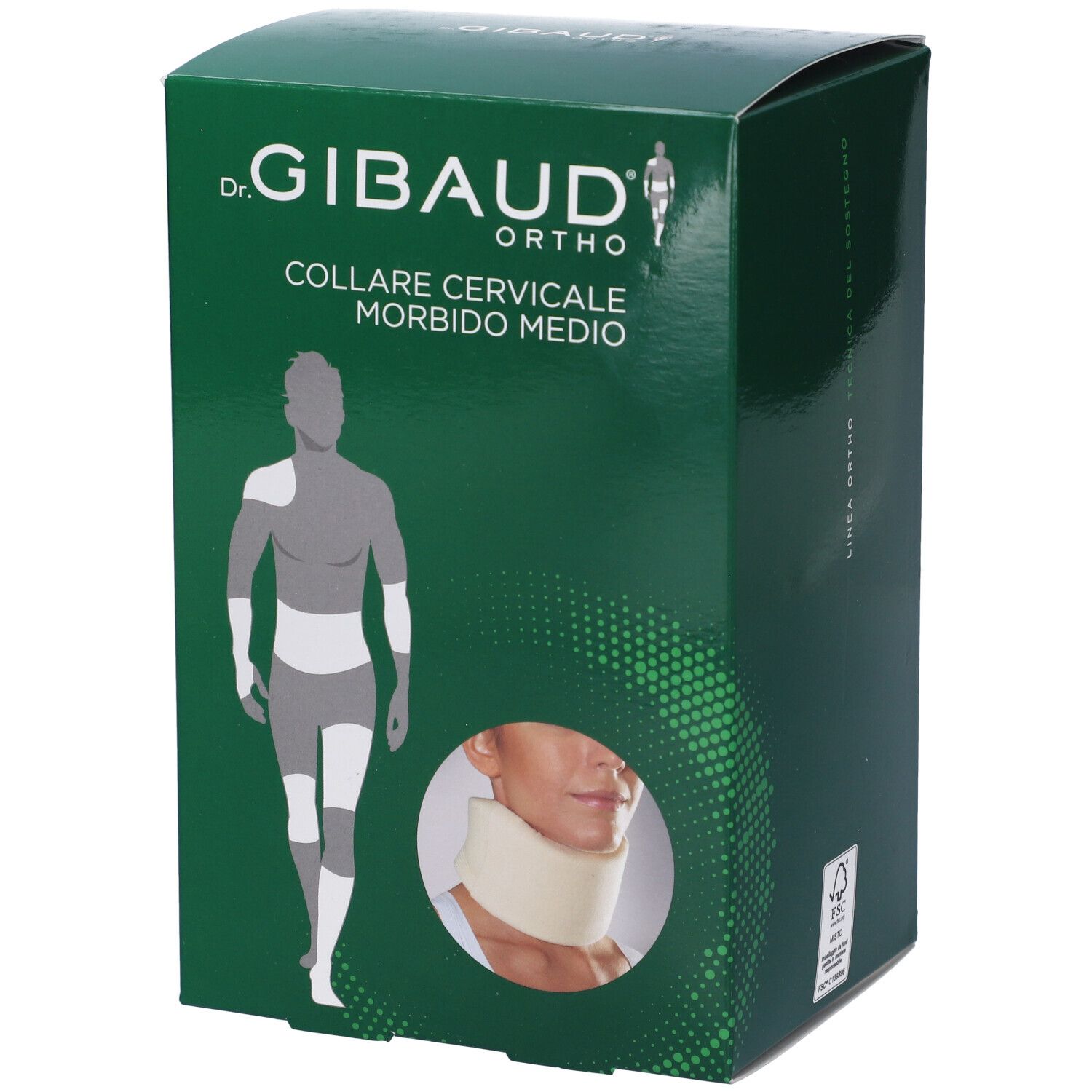 Collare Cervicale Morbido Medio Gibaud Ortho Misura 3