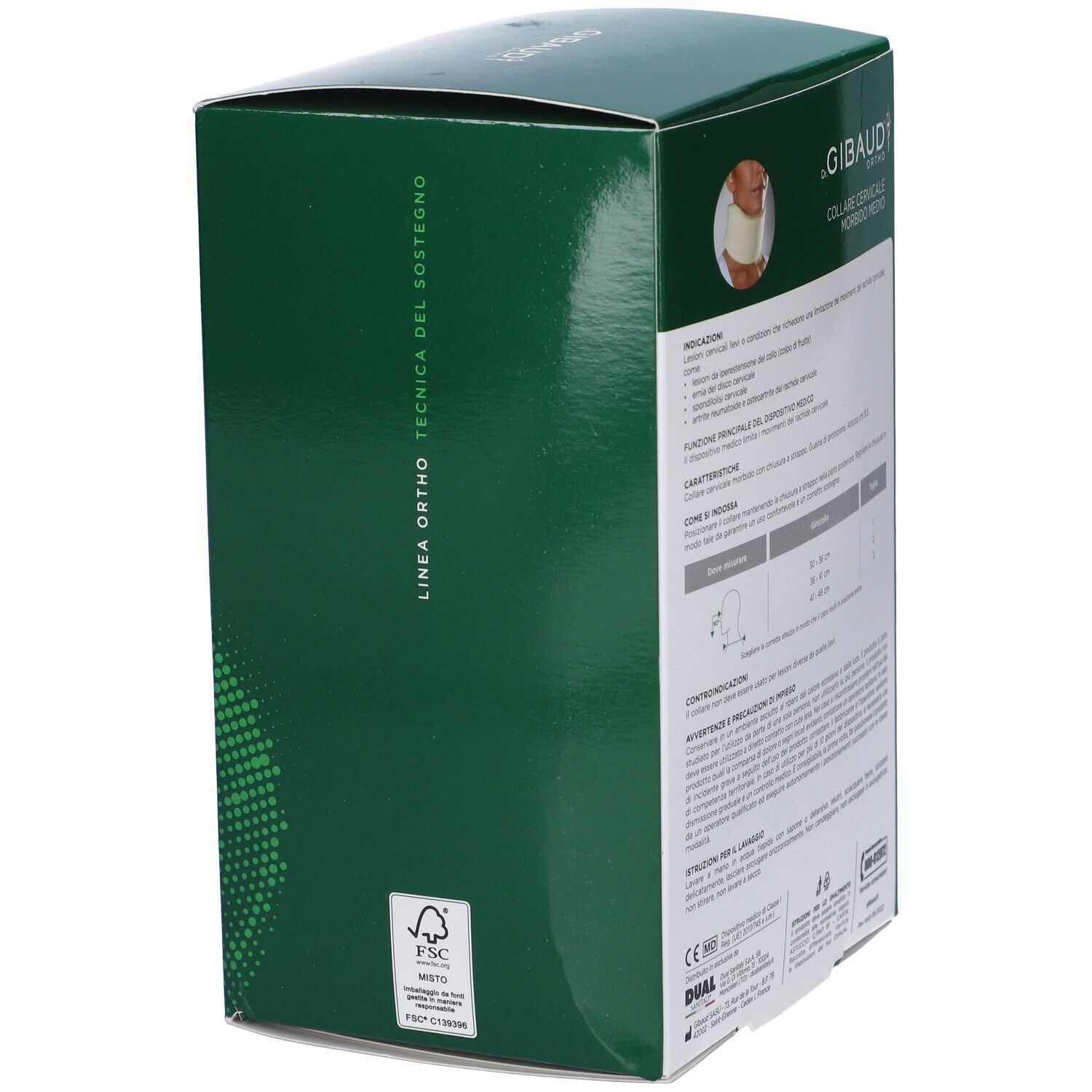 Collare Cervicale Morbido Medio Gibaud Ortho Misura 1
