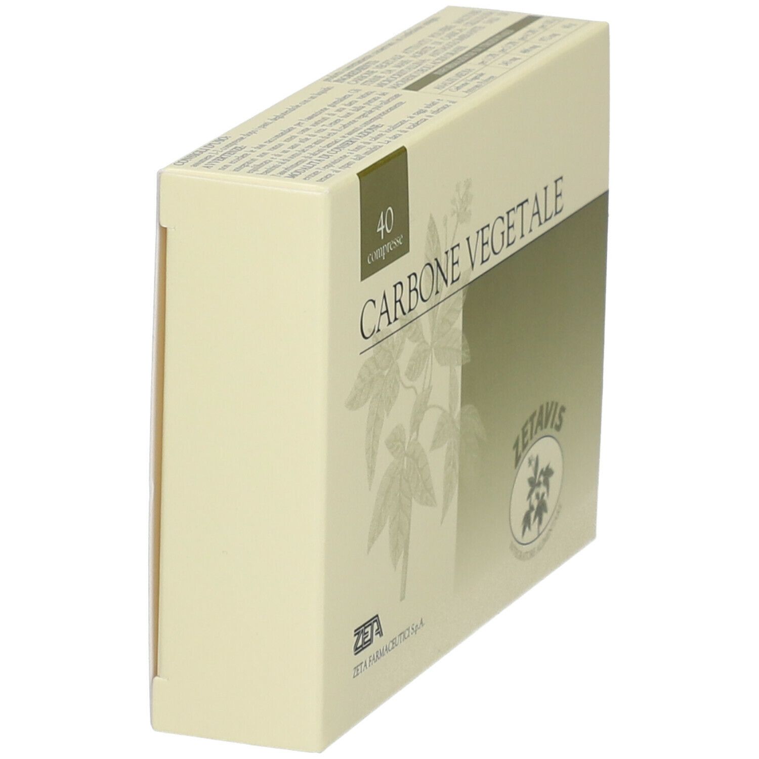 Zetavis Carbone Vegetale Compresse