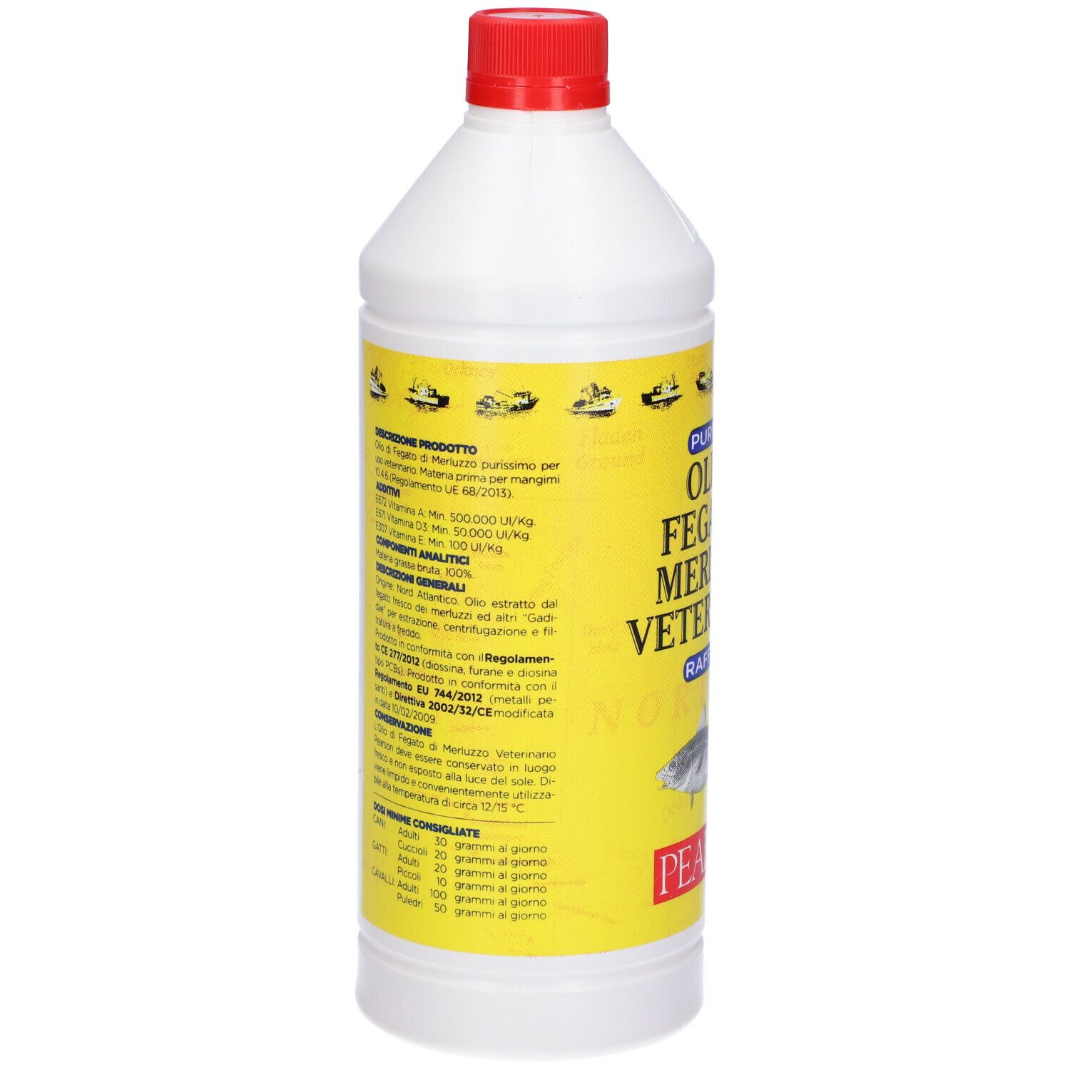 Olio di Fegato di Merluzzo Purissimo a Uso Veterinario
