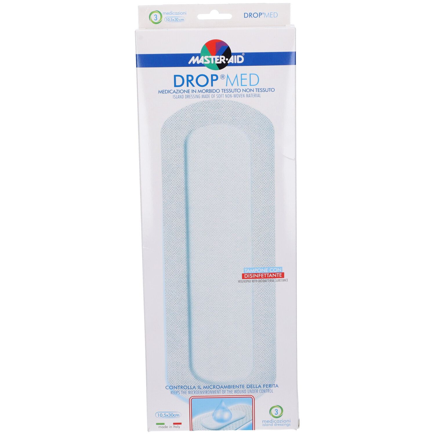 MasterAid® Drop® Med 10,5 cm x 30 cm