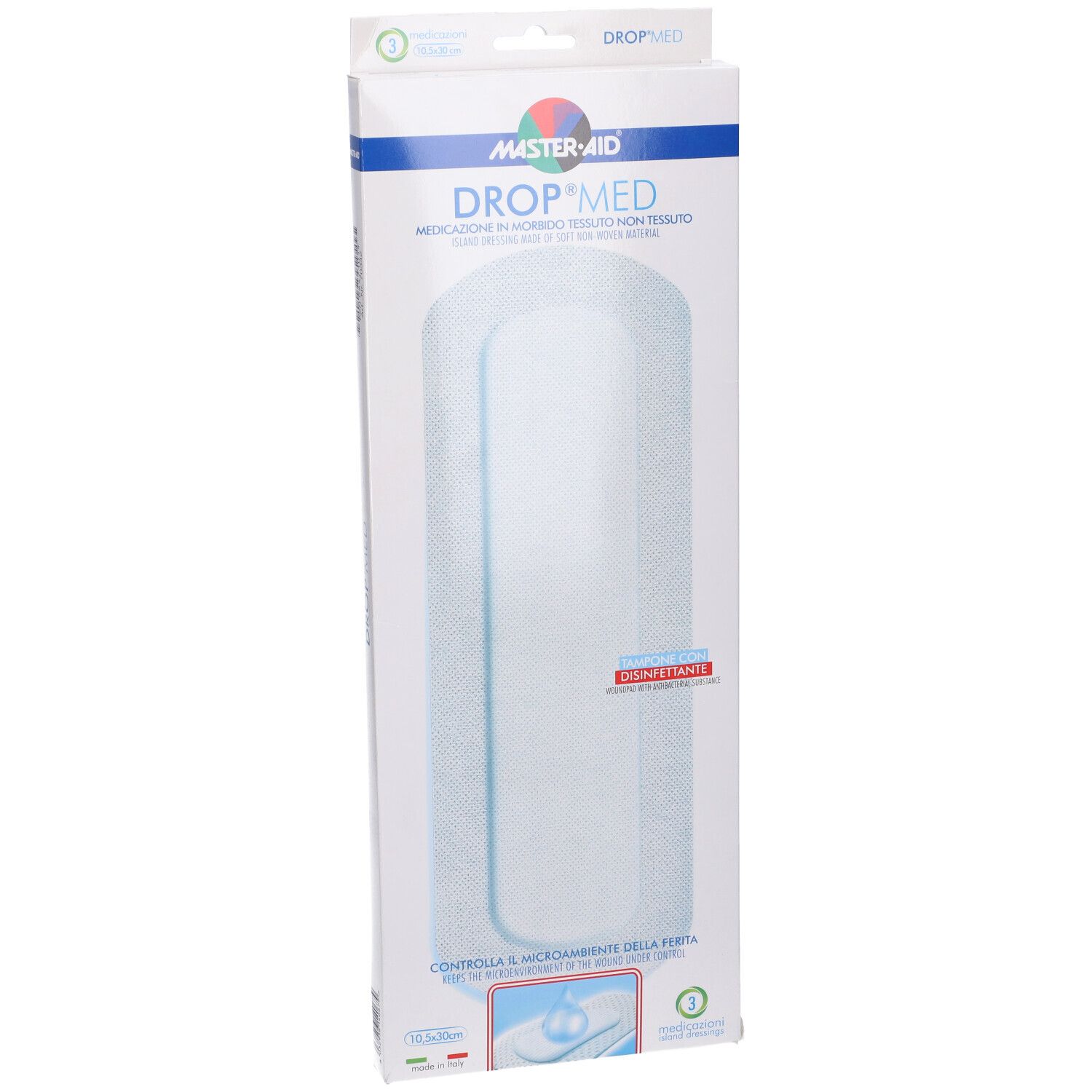 MasterAid® Drop® Med 10,5 cm x 30 cm