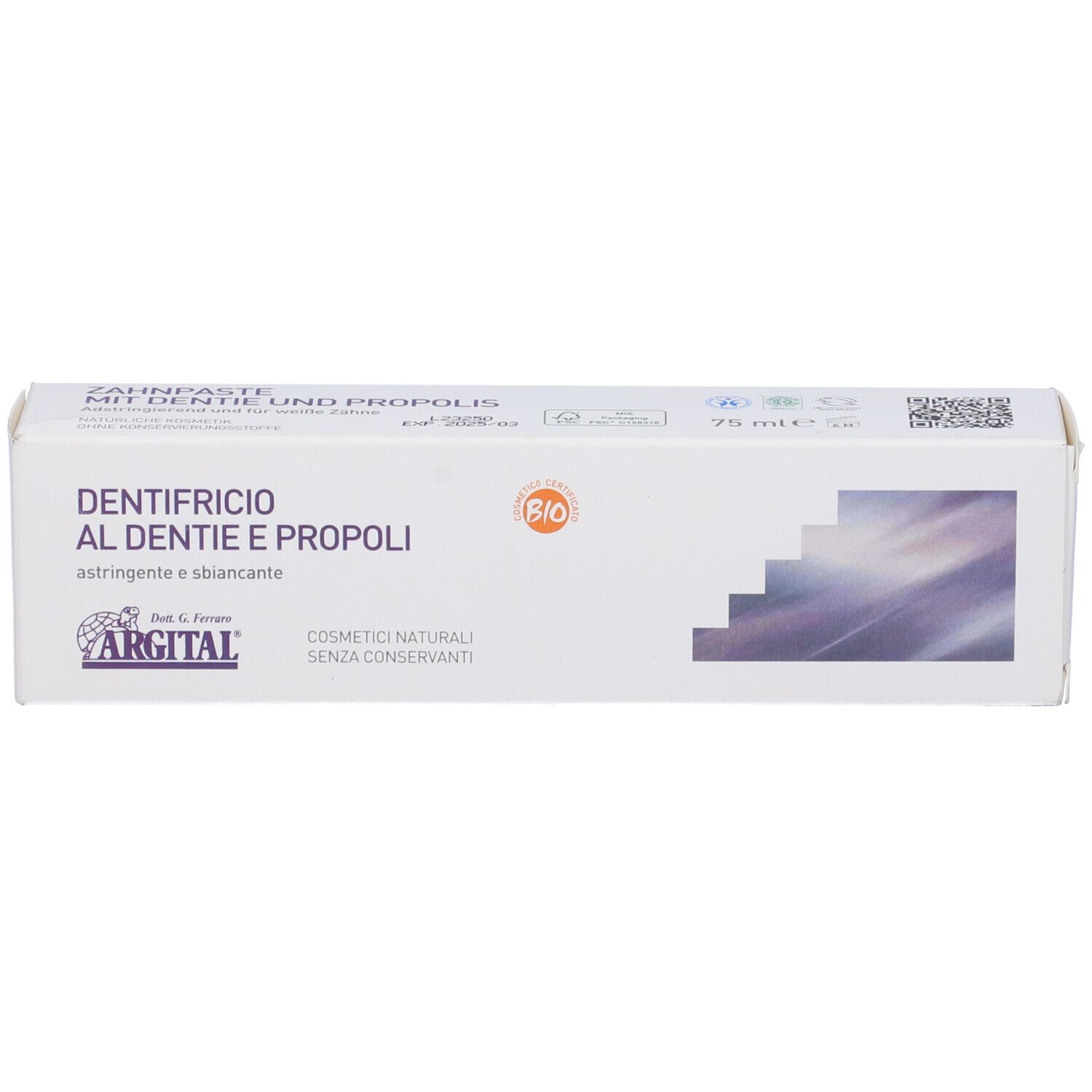 Dentifricio Al Dentie E Propoli 75 Ml