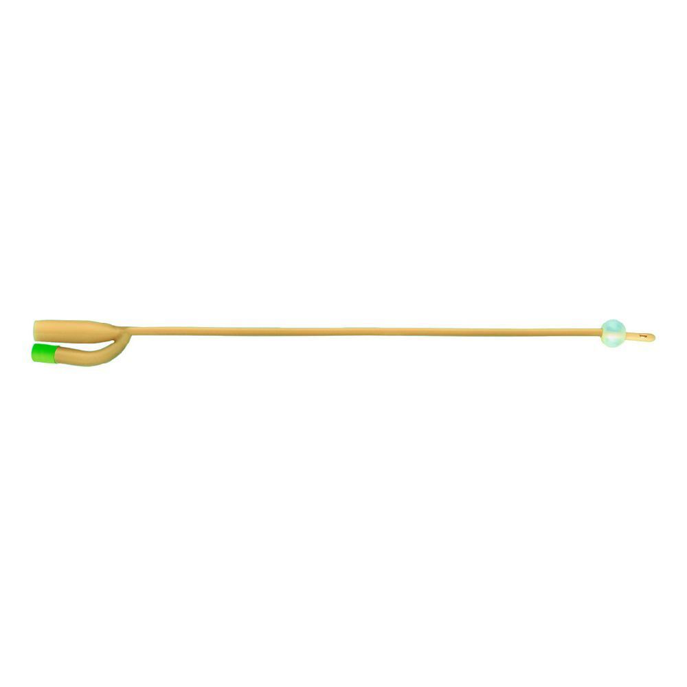 Catetere Foley Ch12 Punta Chiusa 2 Vie 2 Fori Laterali In Lattice Ricoperto Di Silicone 1 Pezzo