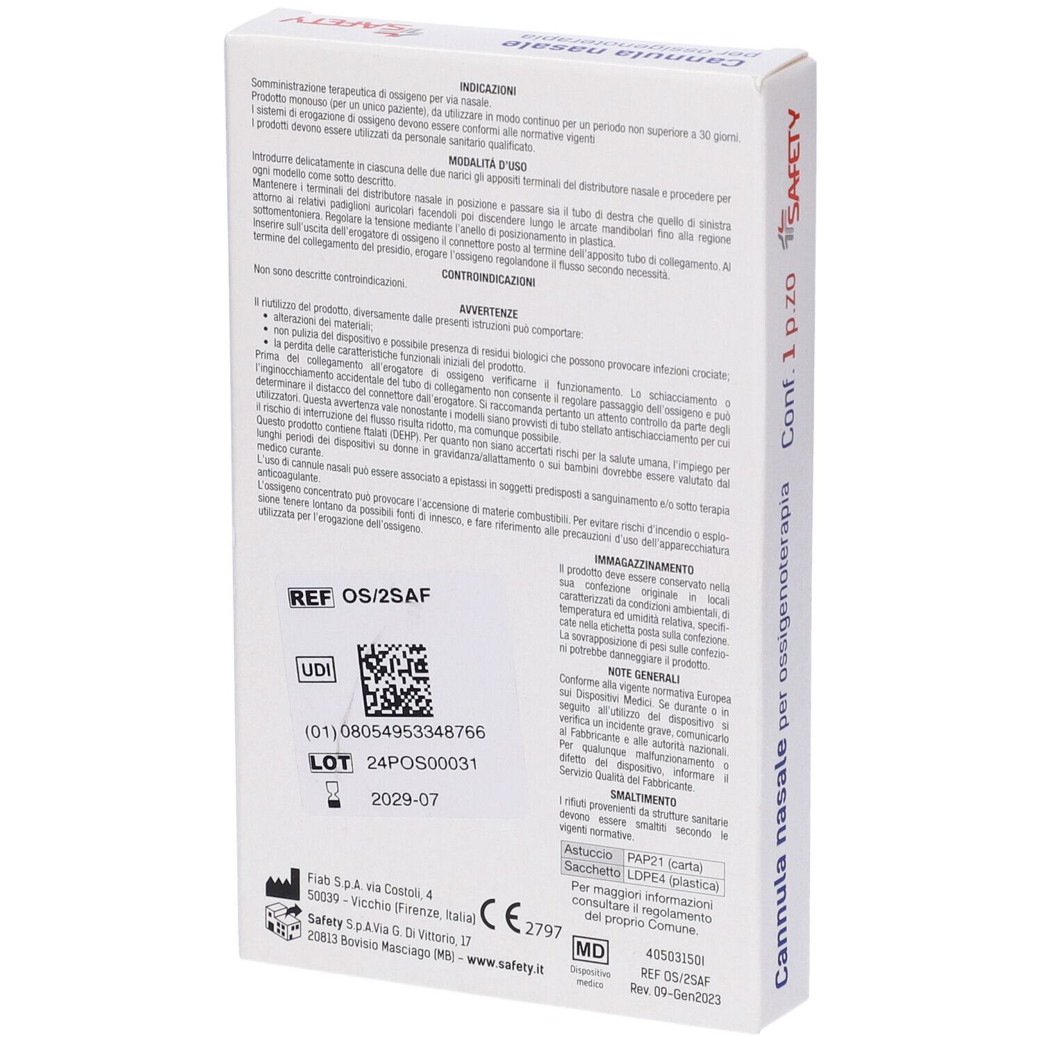Occhiale Per Ossigenoterapia