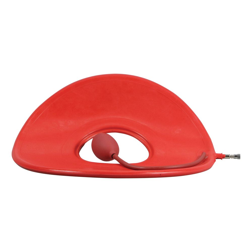 Ciambella Gonfiabile Per Invalidi In Gomma Rossa Team Deluxe Con Pompa 40Cm Diametro