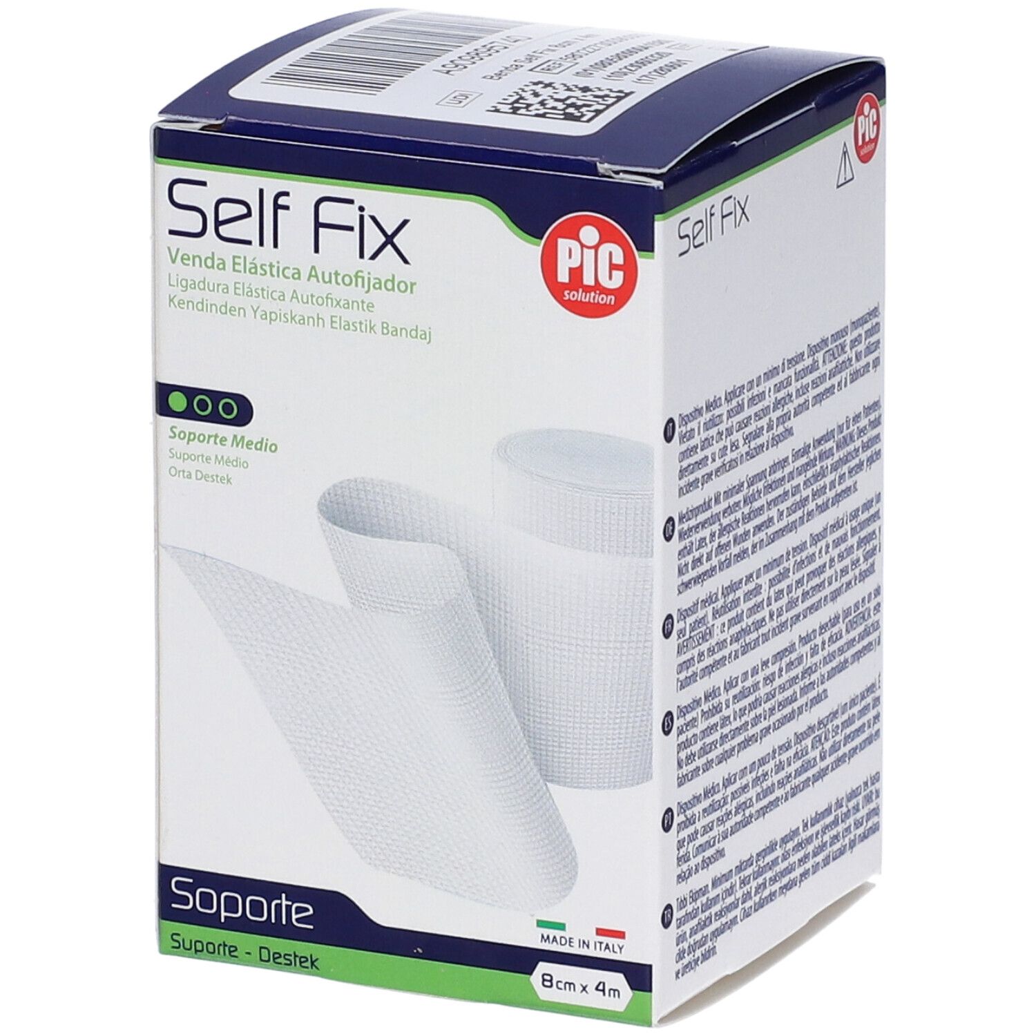Pic Solution Self Fix Benda Elastica autoaderente  8 cm x 4 m