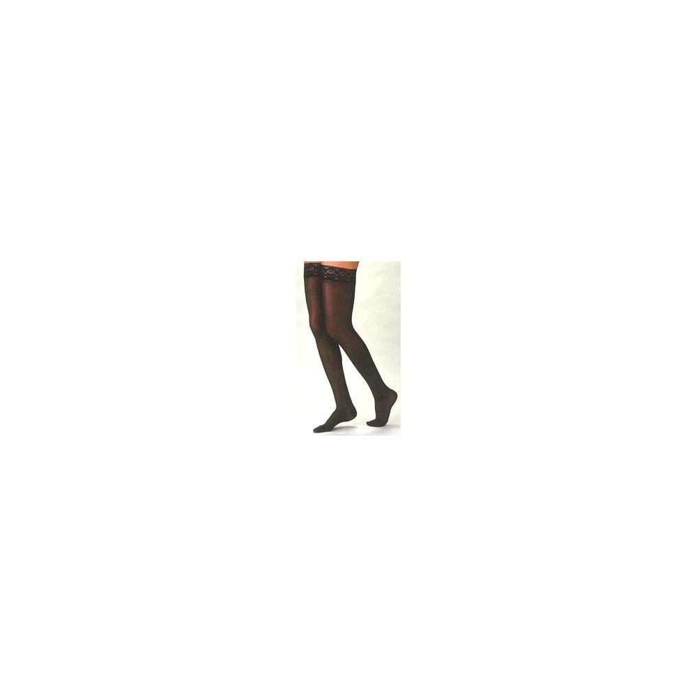 Albert Andre' Articolo 434 Calza Autoreggente A-G 140 Den Maglia Rete Lycra mmHg 14-18 Colore Nero Taglia 5