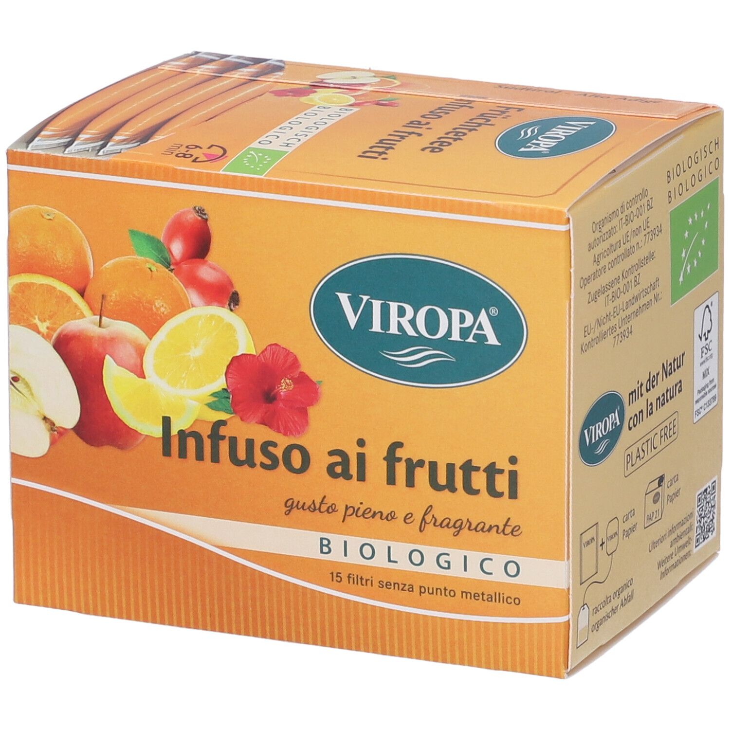 Viropa Infuso Frutta Bio 15 Bustine
