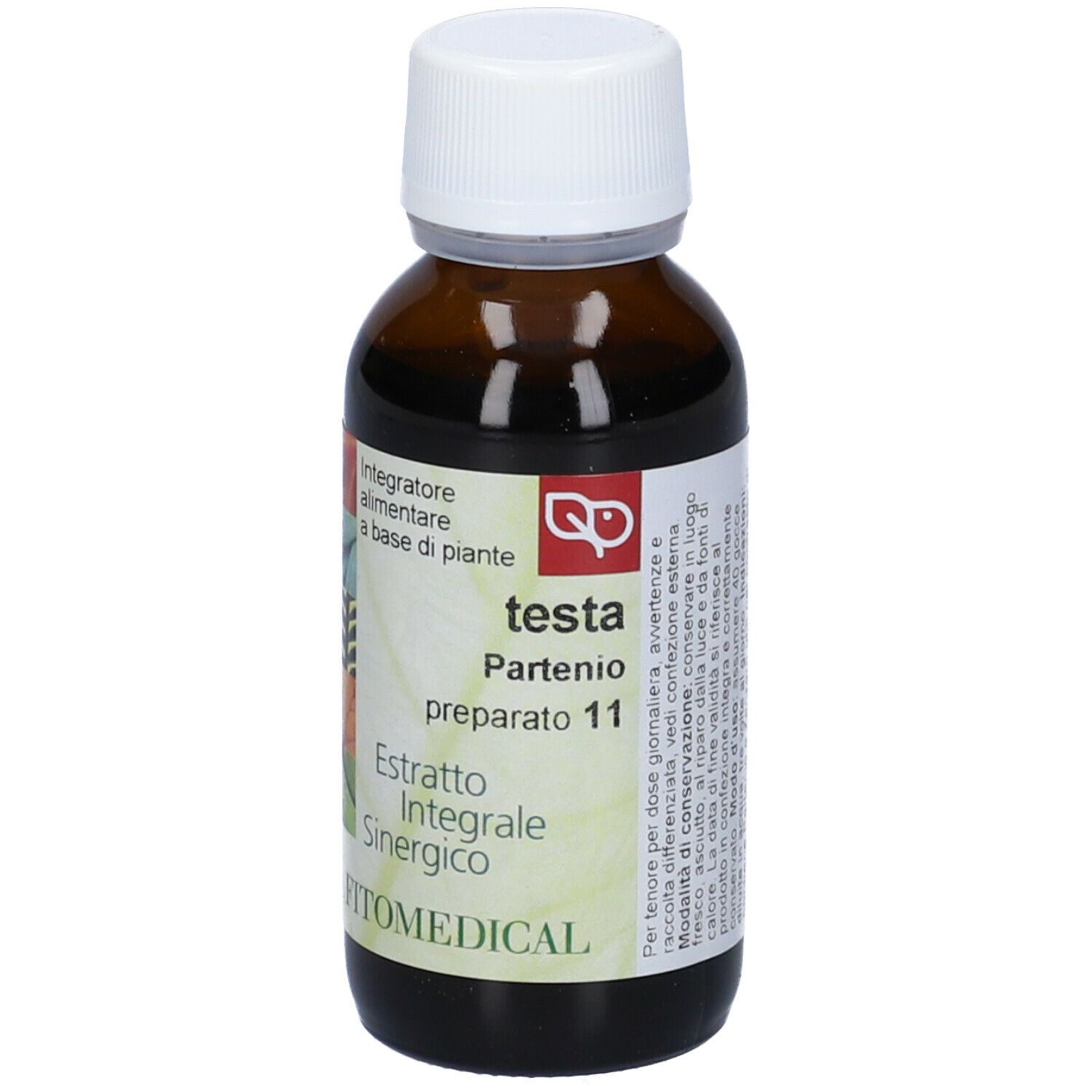 Partenio Testa Estratto Integrale Sinergico 60 Ml Preparato 11