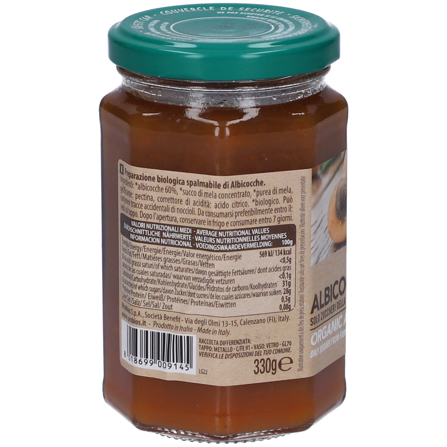 Dalla Frutta Composta Di Albicocca 330 G