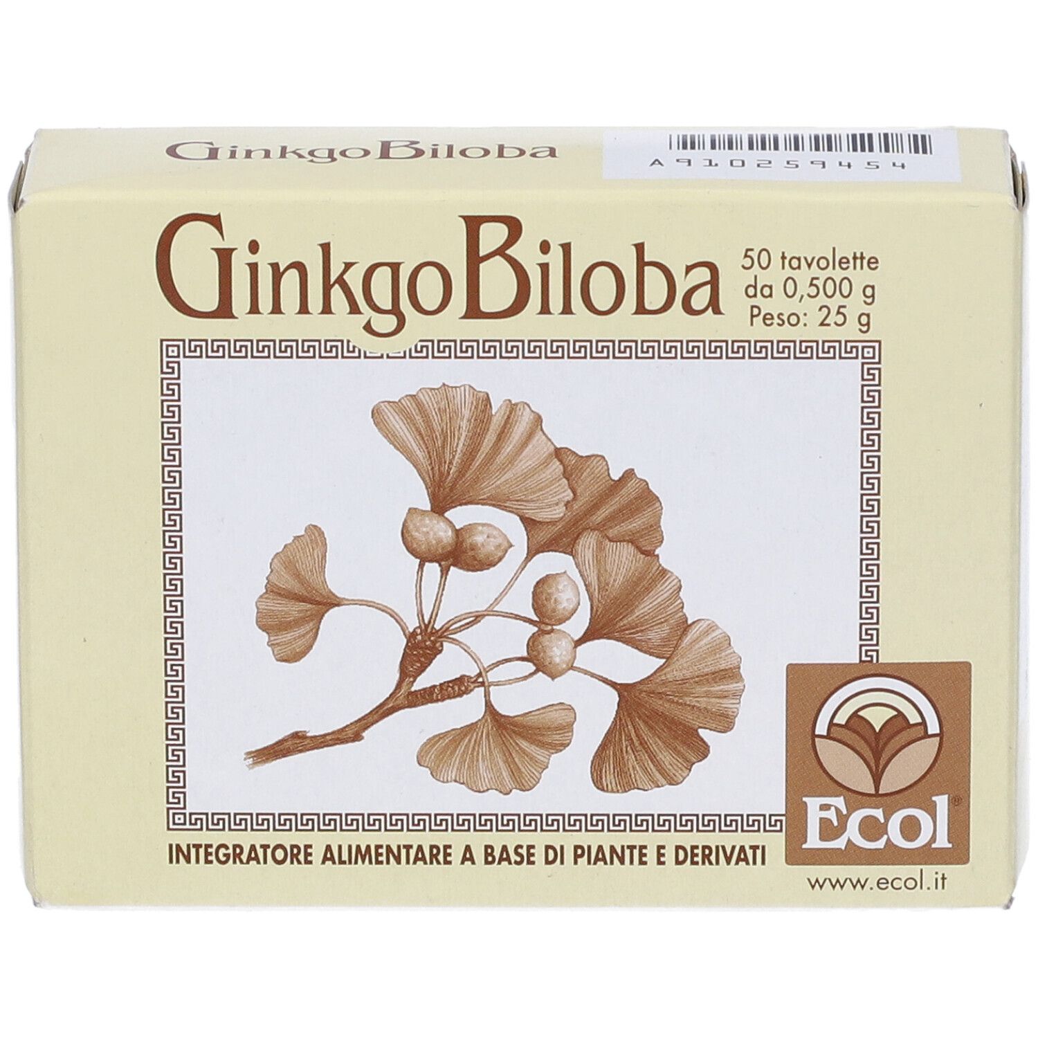 Ginkgo Biloba 50 Tavolette 804