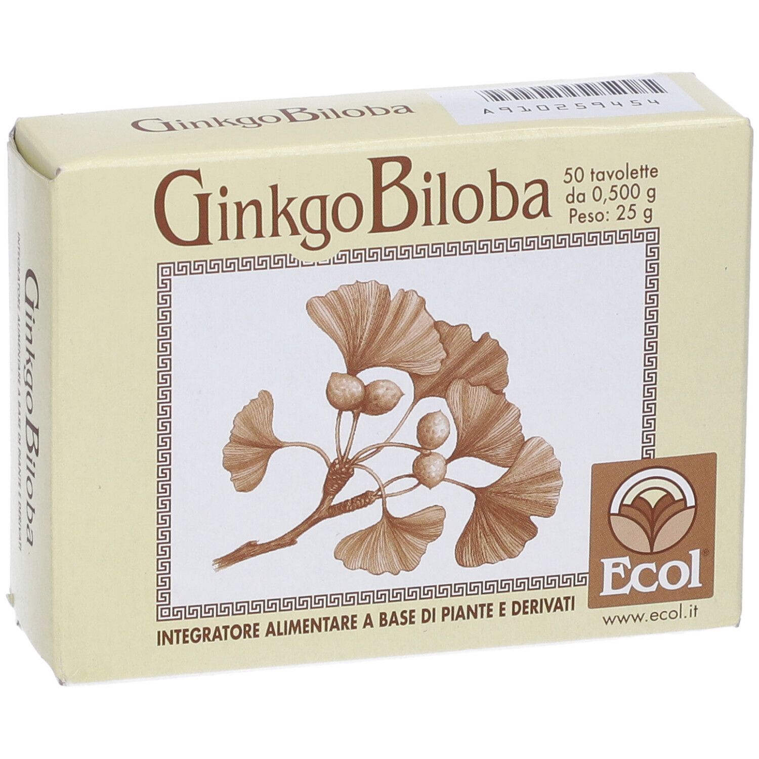 Ginkgo Biloba 50 Tavolette 804