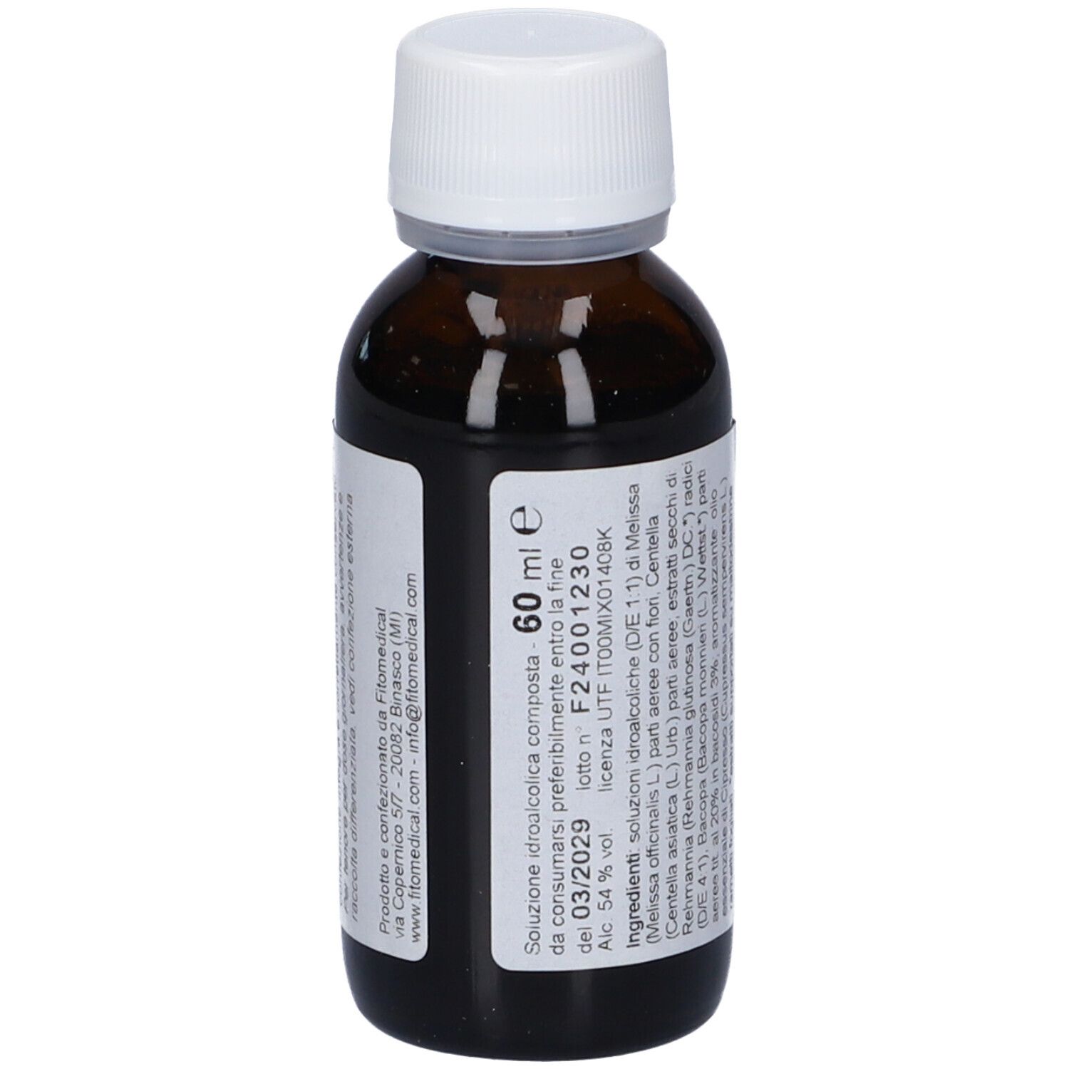 Bacopa Memoria Estratto Integrale Sinergico 60 Ml Preparato 20
