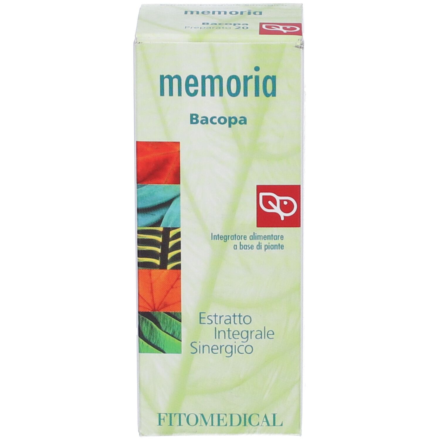 Bacopa Memoria Estratto Integrale Sinergico 60 Ml Preparato 20