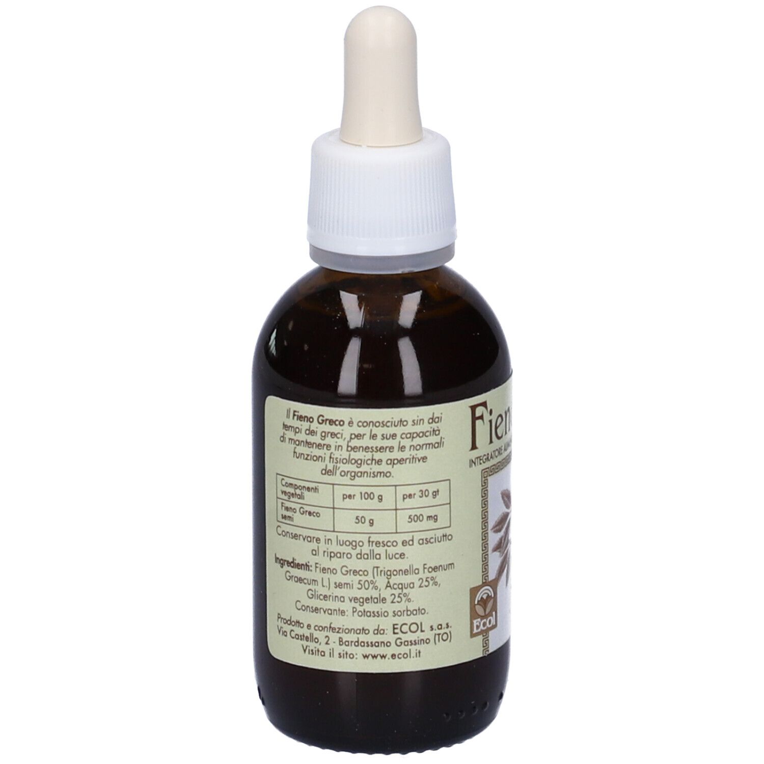Ecol Fieno Greco Estratto Analcolico Gocce
