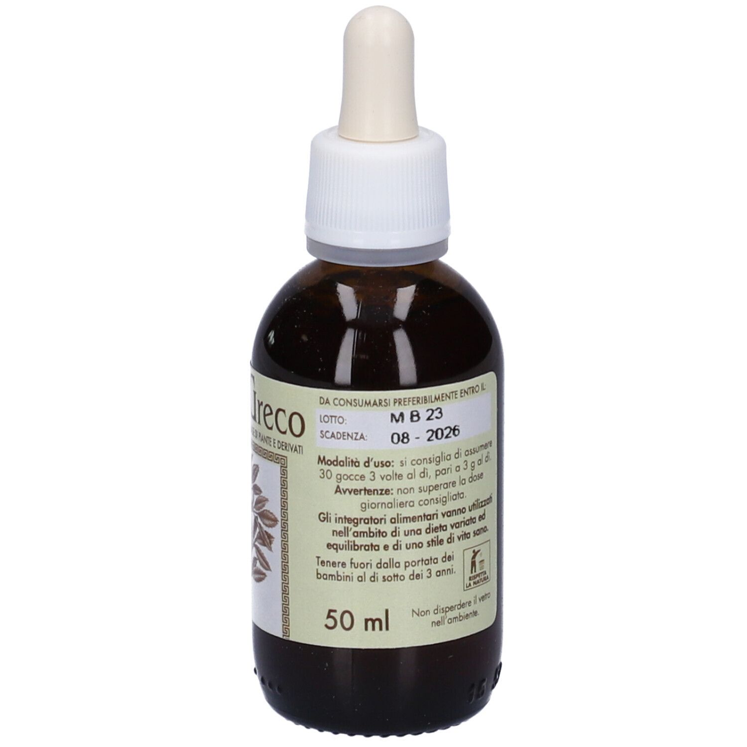 Ecol Fieno Greco Estratto Analcolico Gocce