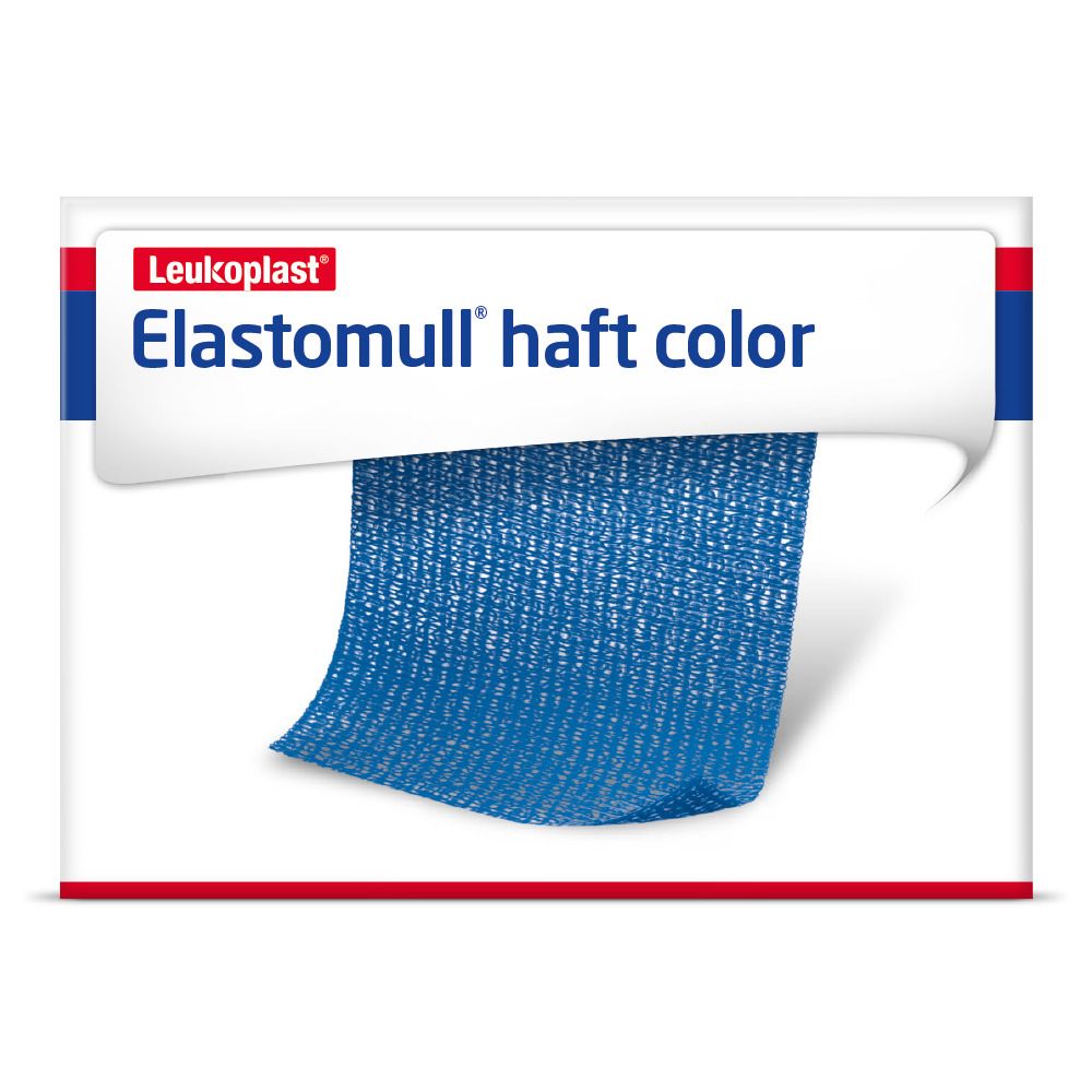 Elastomull® Haft Color Benda Fissaggio 6cm x 4m Blu