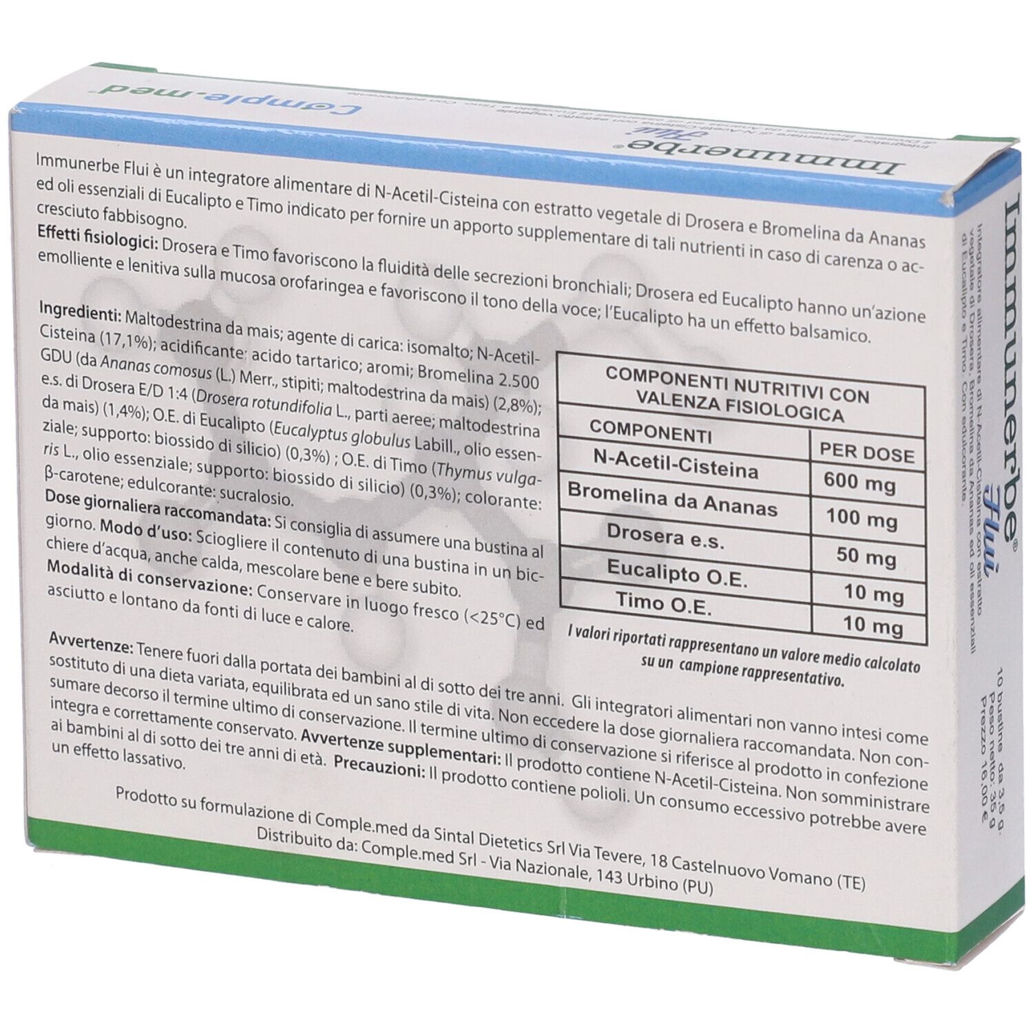 Immunerbe Flui 10 Bustine