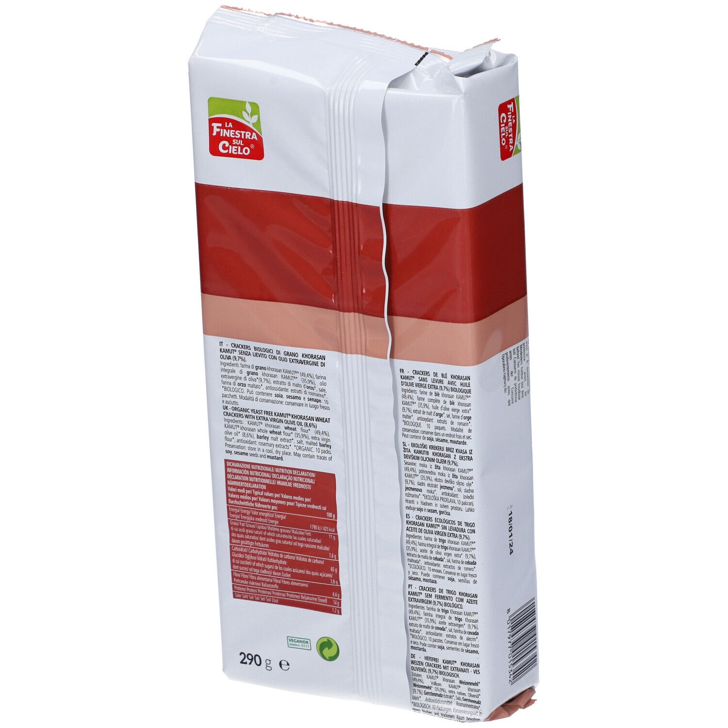 Crackers Kamut Sl 290G Bio