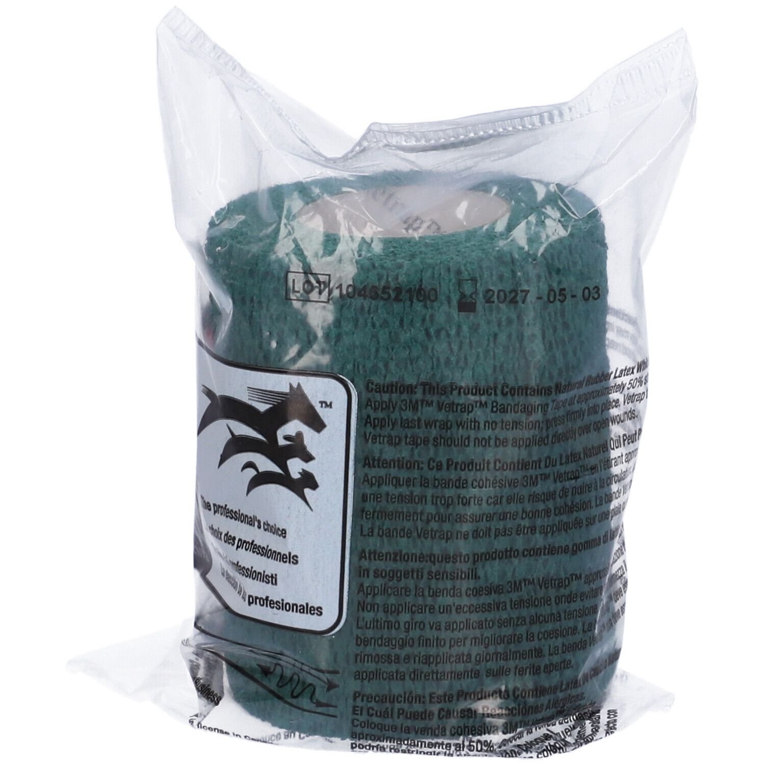 Vetrap Fascia Elastica Verde 7,5Cm