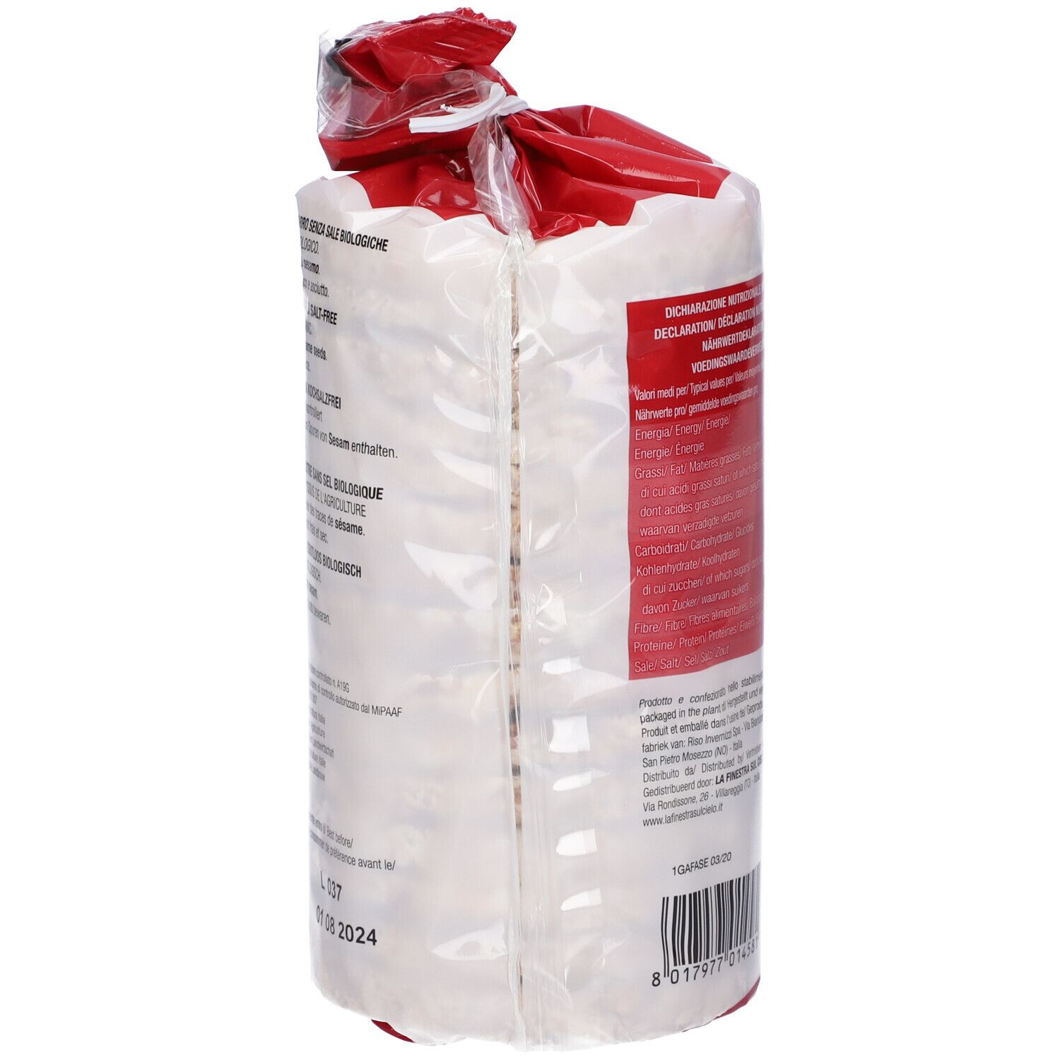 Fsc Gallette Di Farro Senza Sale Bio 100 G
