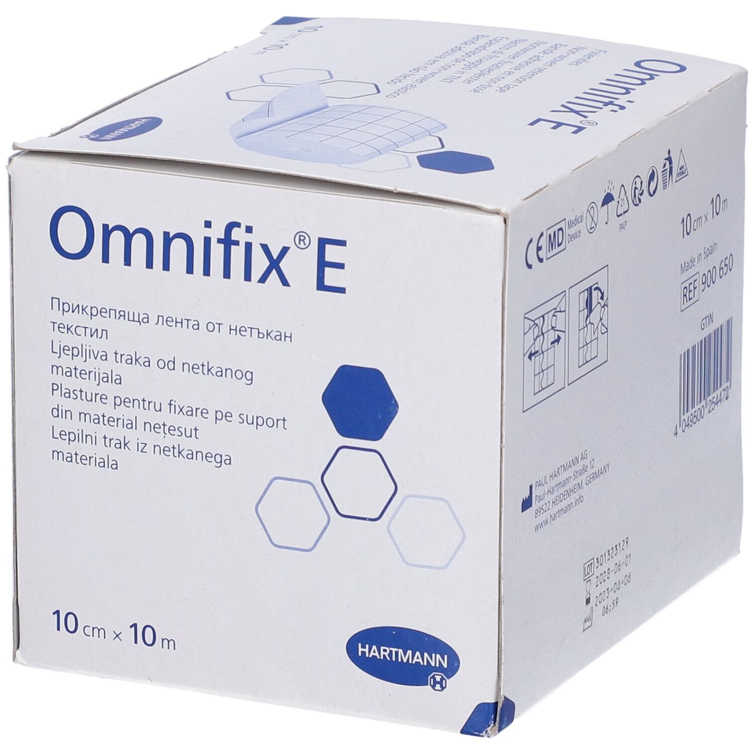 Nastro Di Fissaggio Omnifix E In Tessuto Non Tessuto Bianco M10X10Cm