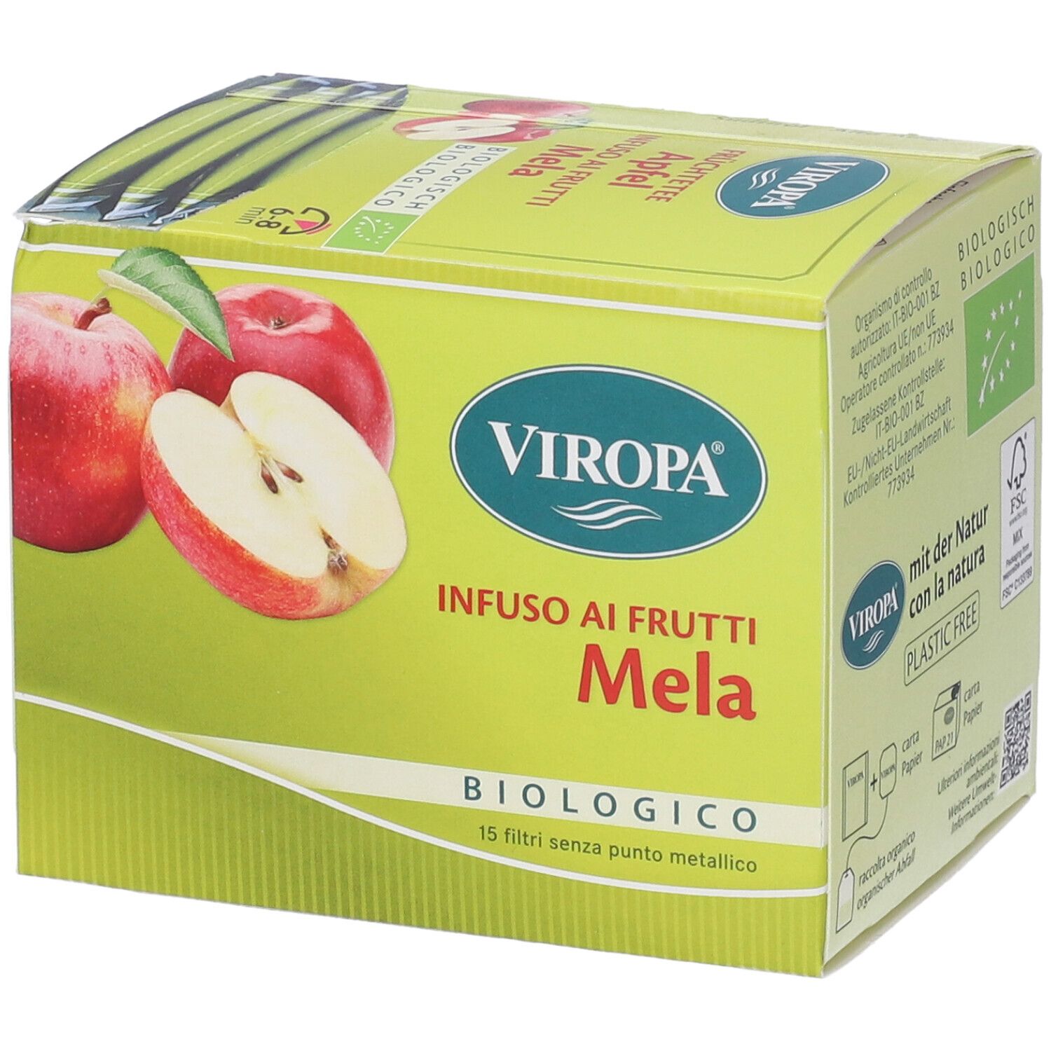 Viropa Infuso Ai Frutti Mela Bio Filtri